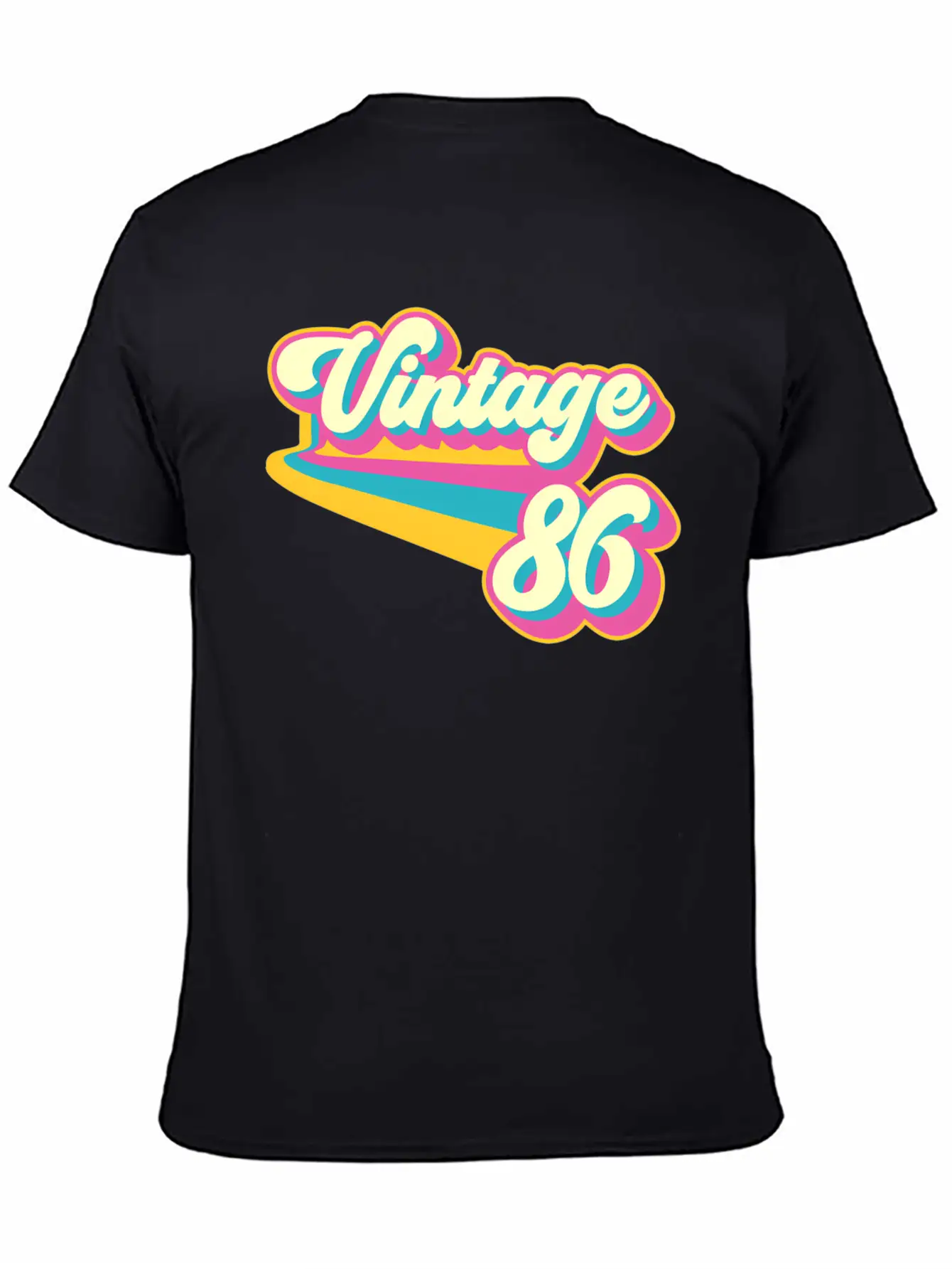 1986 Unisex Short Sleeve Soft Cotton T-Shirt – Casual Everyday Wear