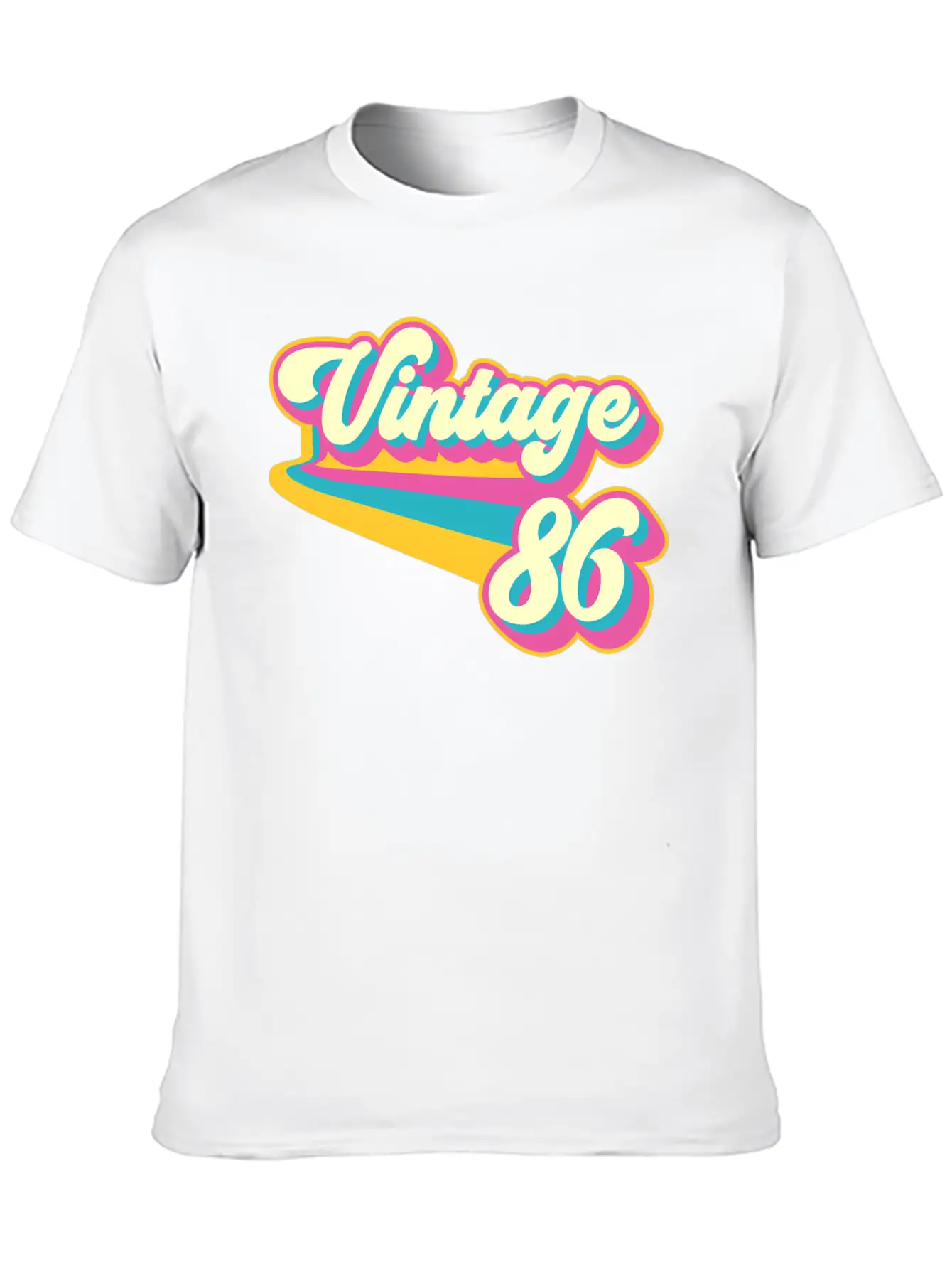 1986 Unisex Short Sleeve Soft Cotton T-Shirt – Casual Everyday Wear
