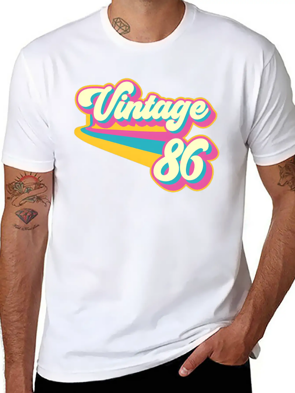 1986 Unisex Short Sleeve Soft Cotton T-Shirt – Casual Everyday Wear