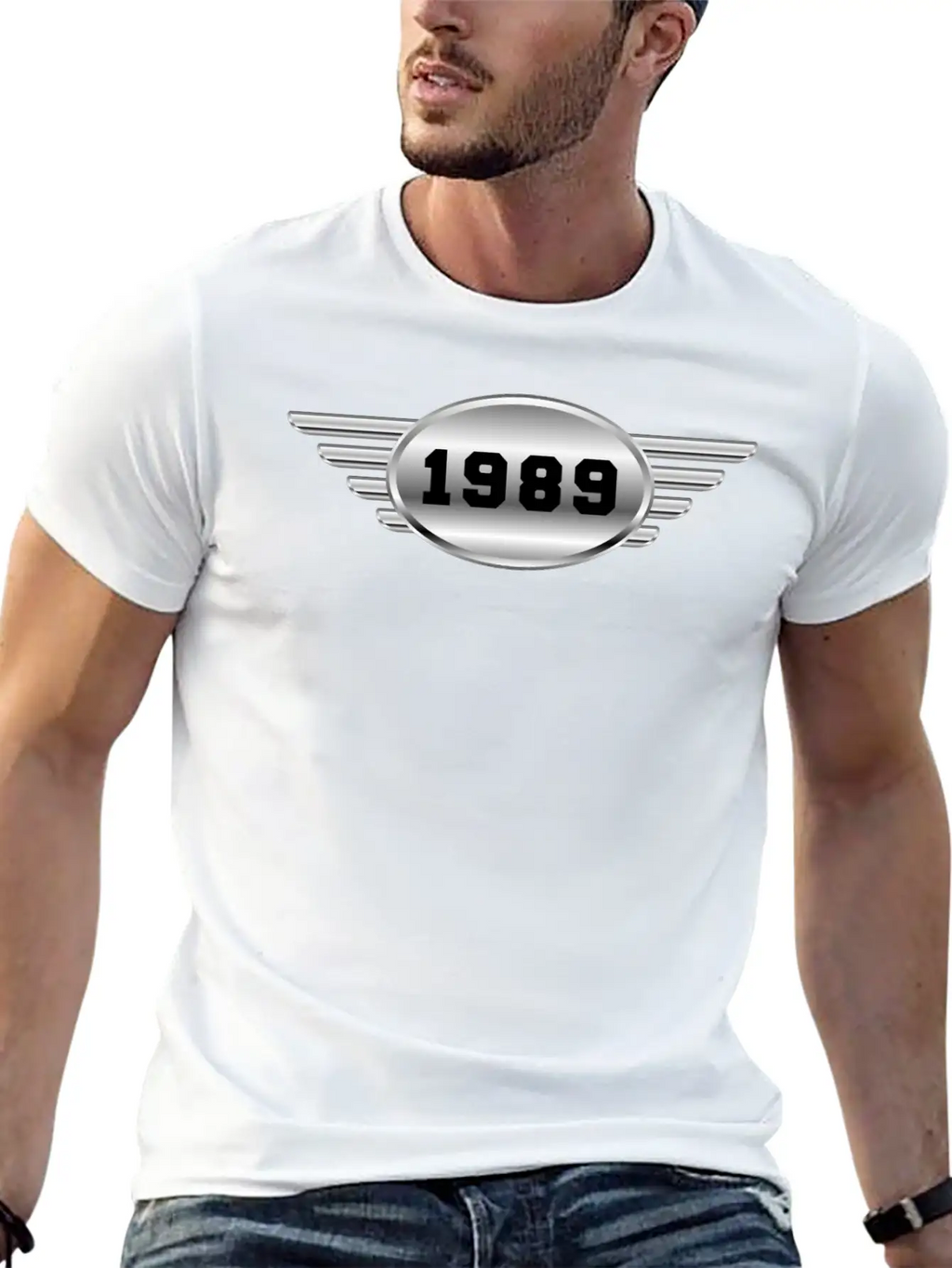 1989 Chrome With Wings Relaxed Everyday Tee – Lightweight And Durable Cotton
