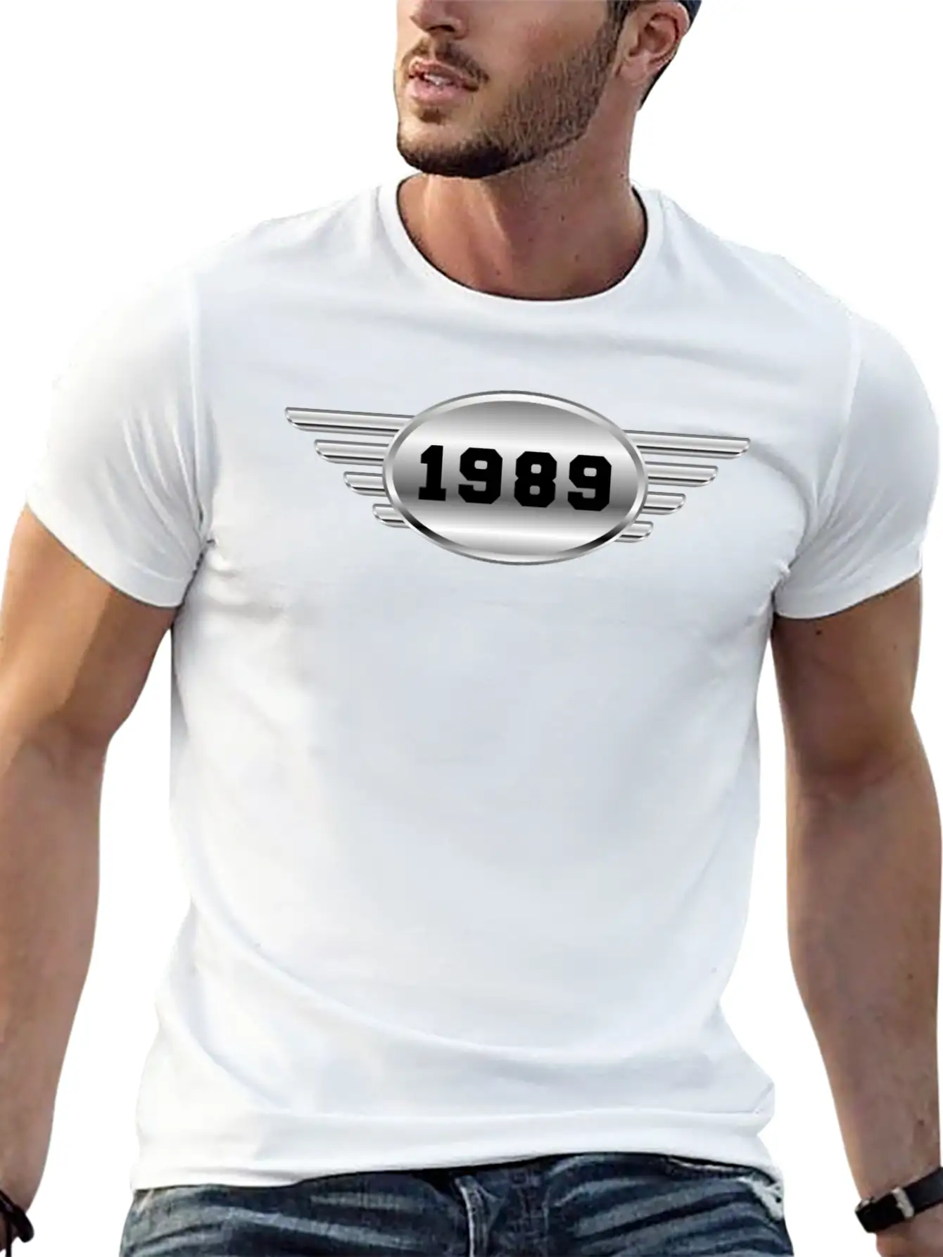1989 Chrome With Wings Relaxed Everyday Tee – Lightweight And Durable Cotton