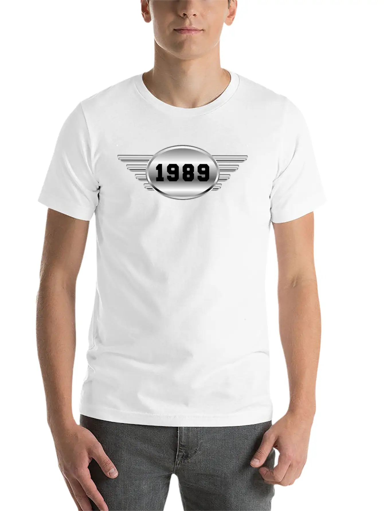 1989 Chrome With Wings Relaxed Everyday Tee – Lightweight And Durable Cotton
