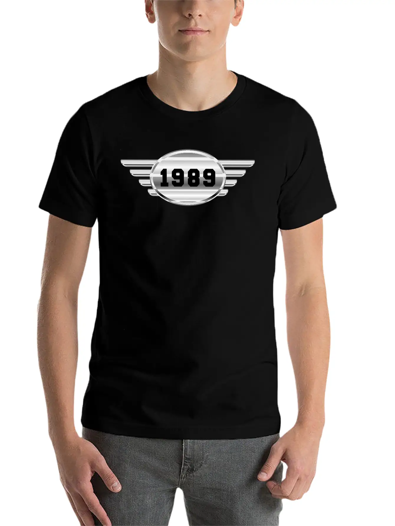 1989 Chrome With Wings Relaxed Everyday Tee – Lightweight And Durable Cotton