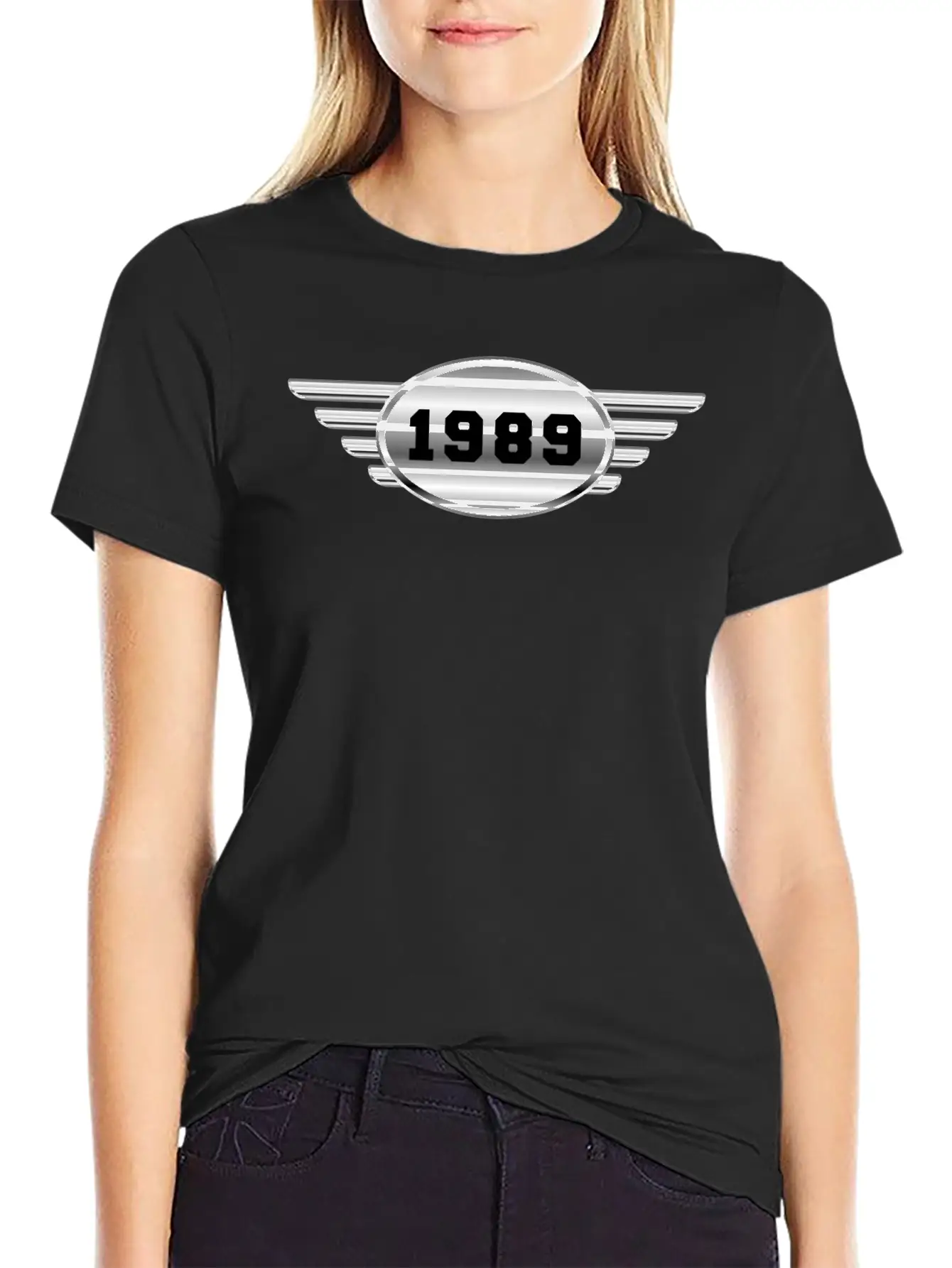 1989 Chrome With Wings Relaxed Everyday Tee – Lightweight And Durable Cotton