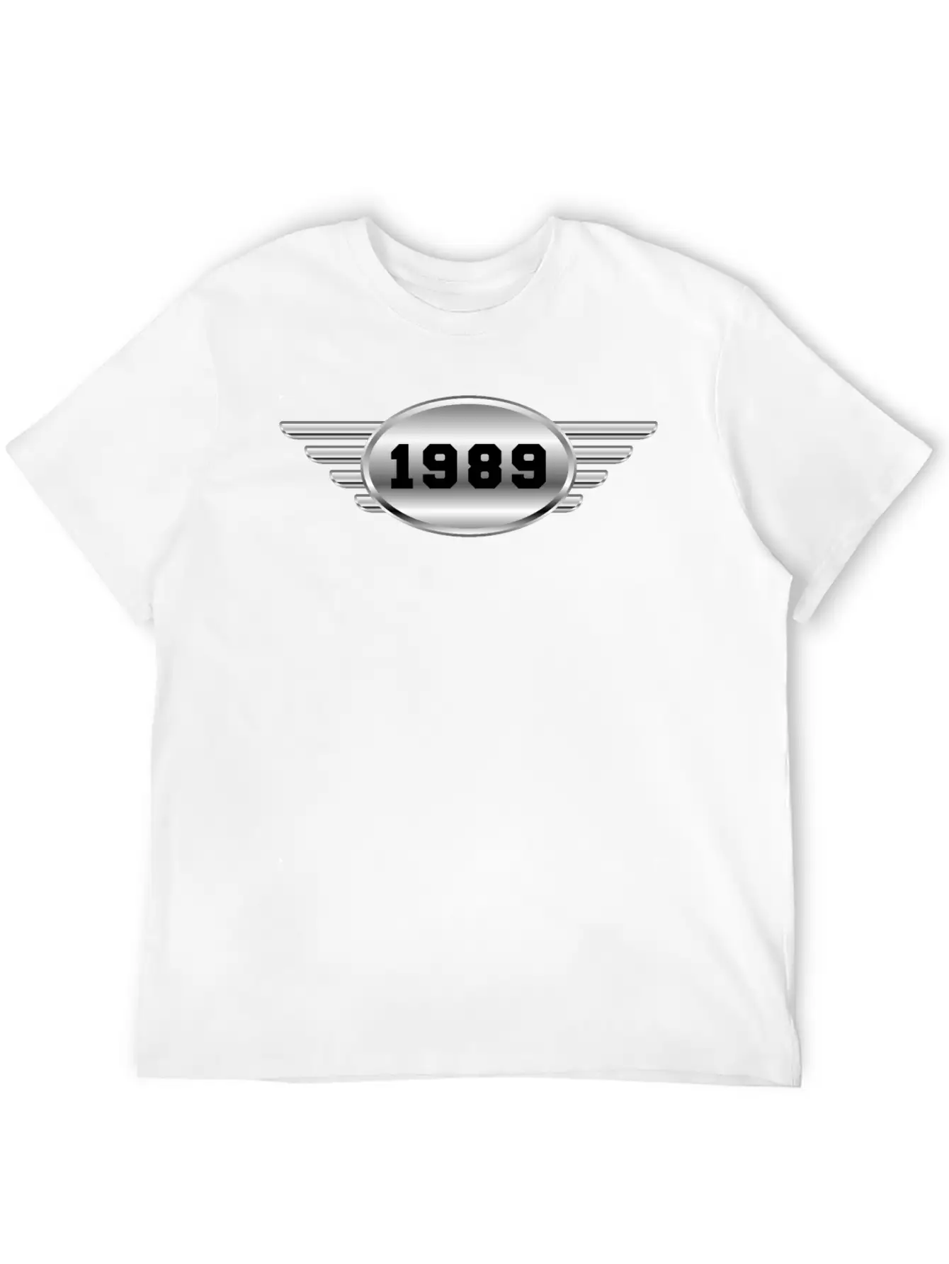 1989 Chrome With Wings Relaxed Everyday Tee – Lightweight And Durable Cotton