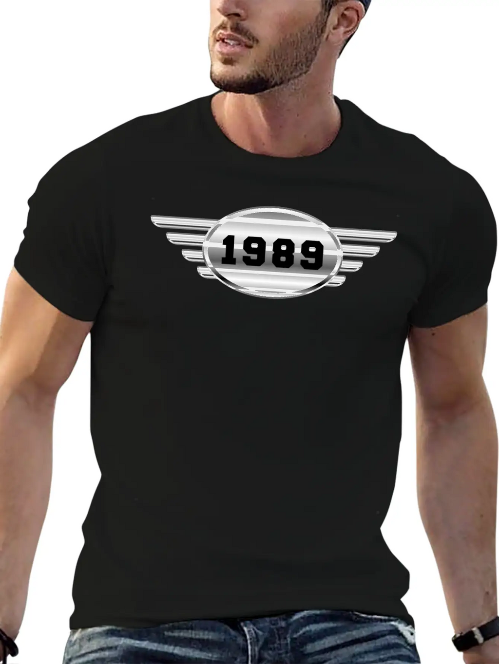 1989 Chrome With Wings Relaxed Everyday Tee – Lightweight And Durable Cotton