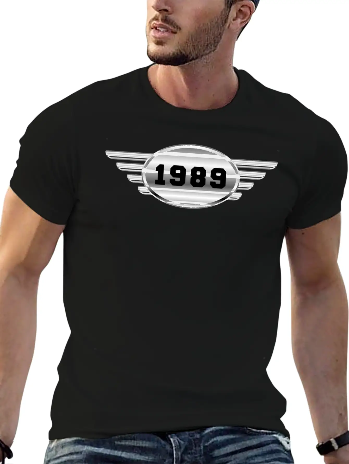 1989 Chrome With Wings Relaxed Everyday Tee – Lightweight And Durable Cotton
