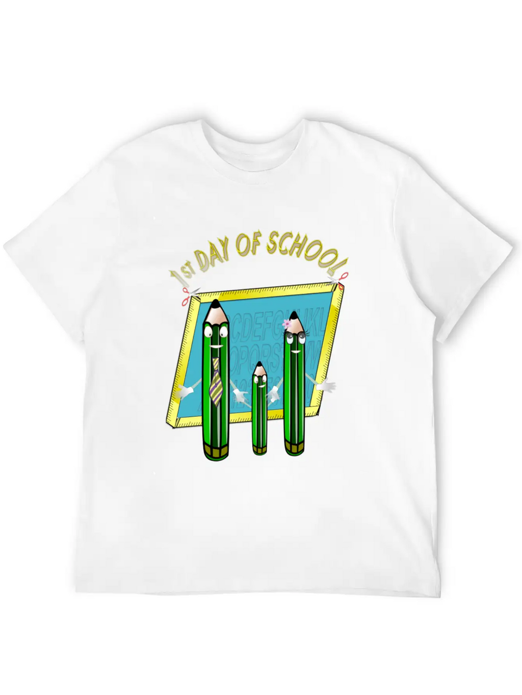 1st Day Of School Unisex Casual T-Shirt – Clean Design For Daily Comfort