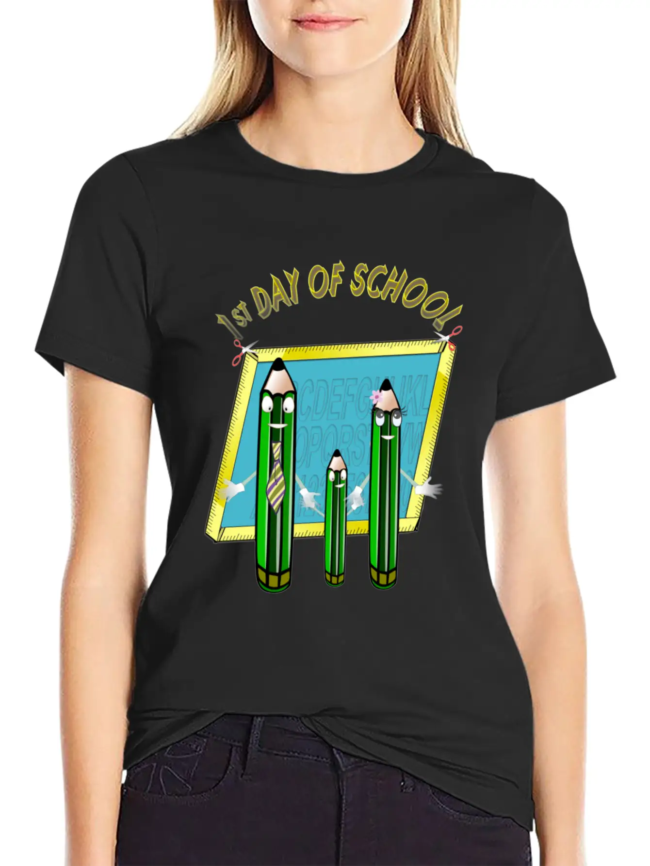 1st Day Of School Unisex Casual T-Shirt – Clean Design For Daily Comfort