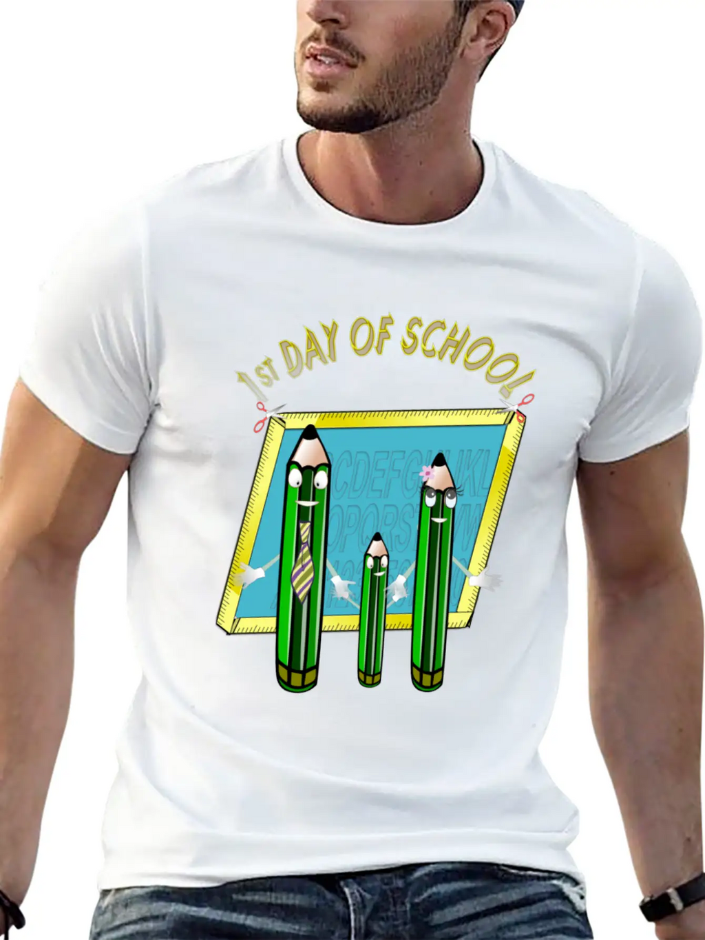 1st Day Of School Unisex Casual T-Shirt – Clean Design For Daily Comfort