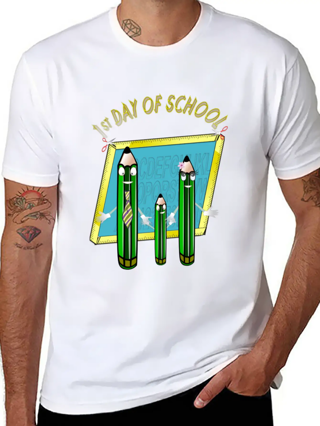 1st Day Of School Unisex Casual T-Shirt – Clean Design For Daily Comfort