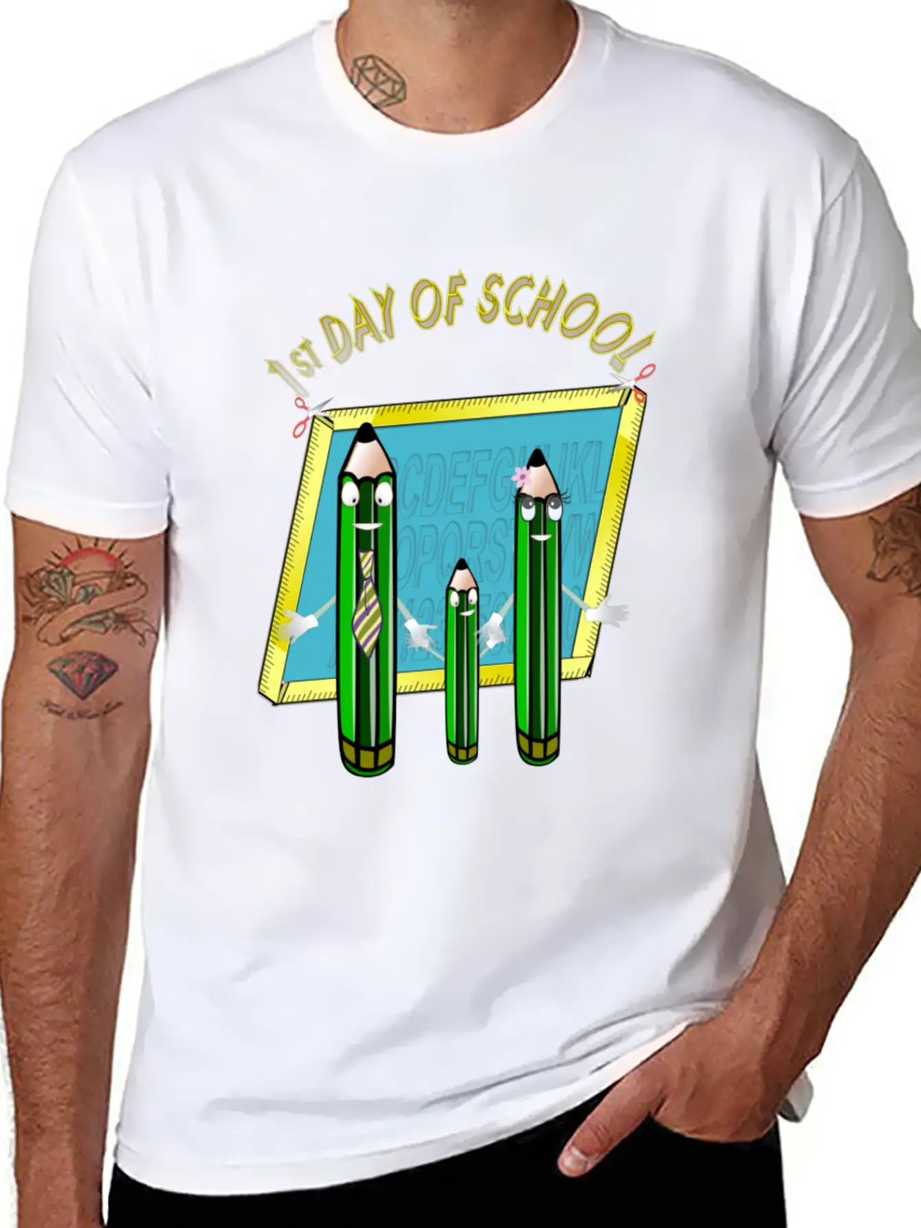 1st Day Of School Unisex Casual T-Shirt – Clean Design For Daily Comfort