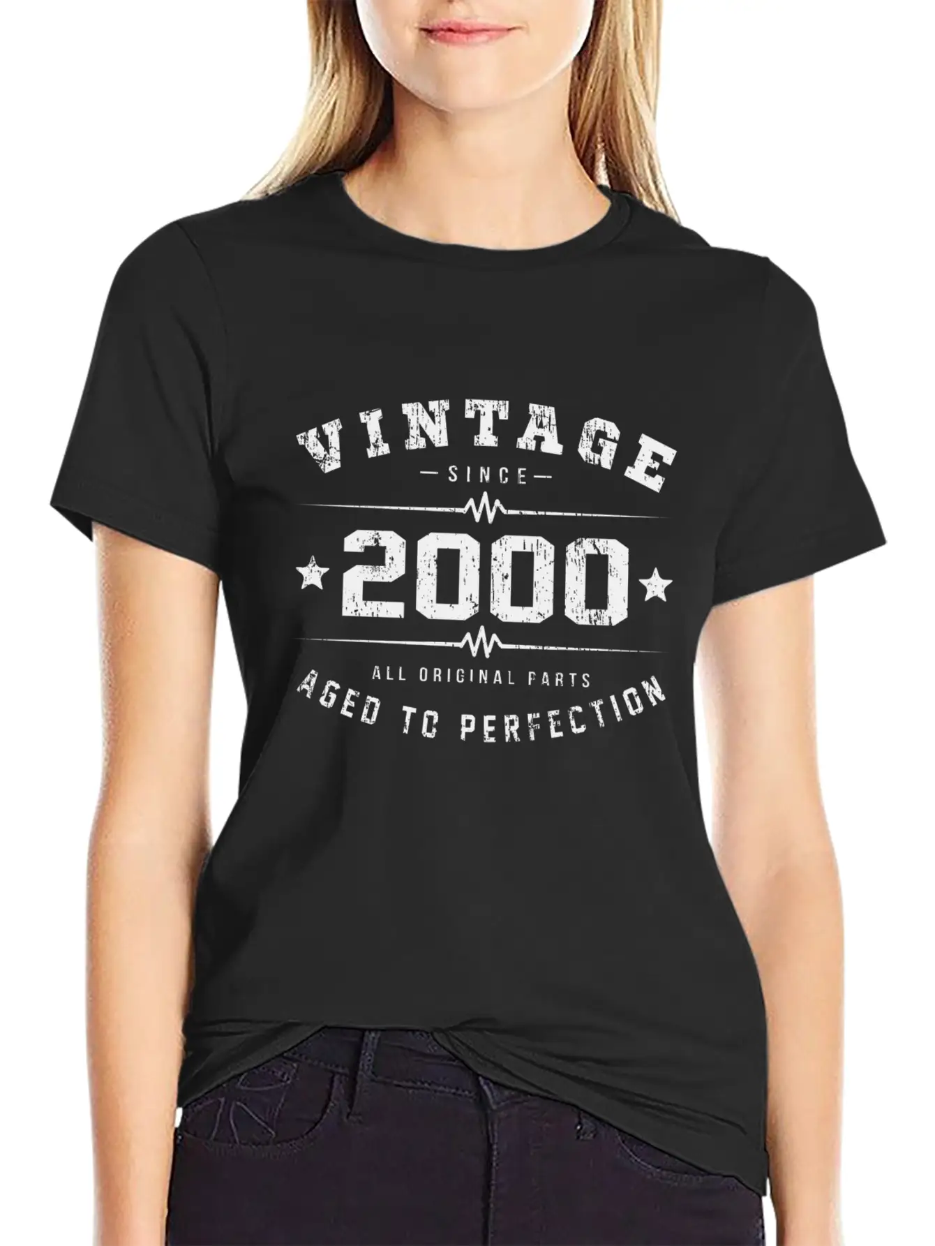 2000 Aged To Perfection Relaxed Everyday Tee – Lightweight And Durable Cotton