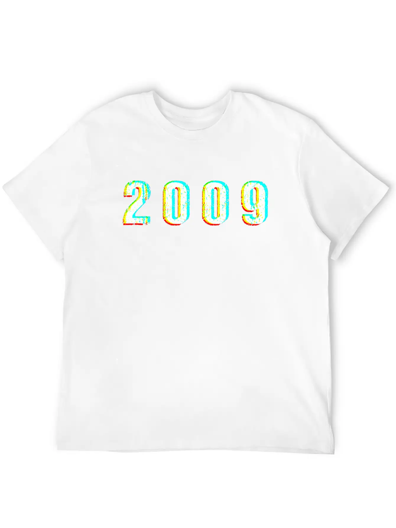 2009 Glitch Vintage Birthday Present Comfortable Minimalist Graphic Tee – Summer Style Essential