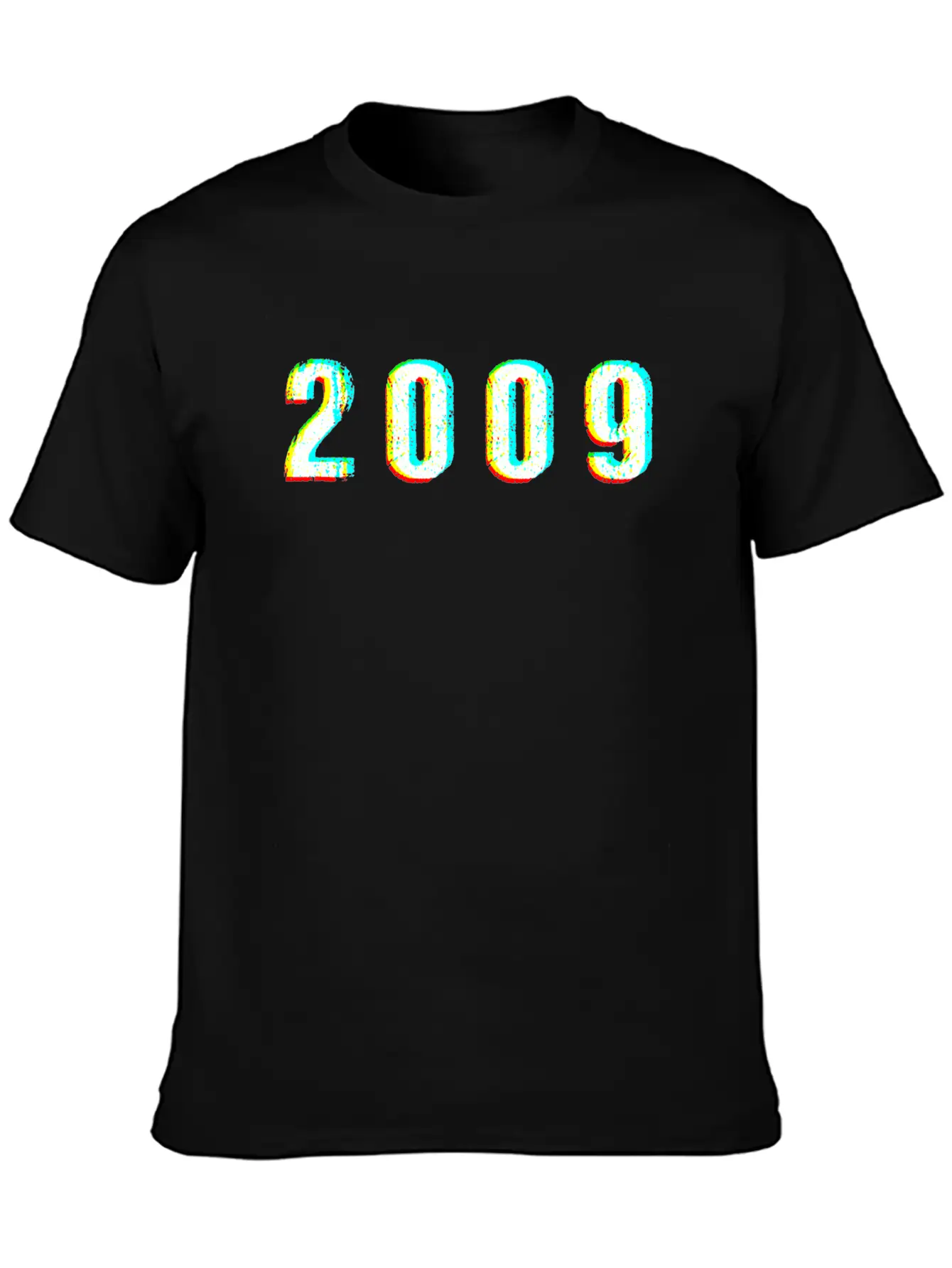 2009 Glitch Vintage Birthday Present Comfortable Minimalist Graphic Tee – Summer Style Essential