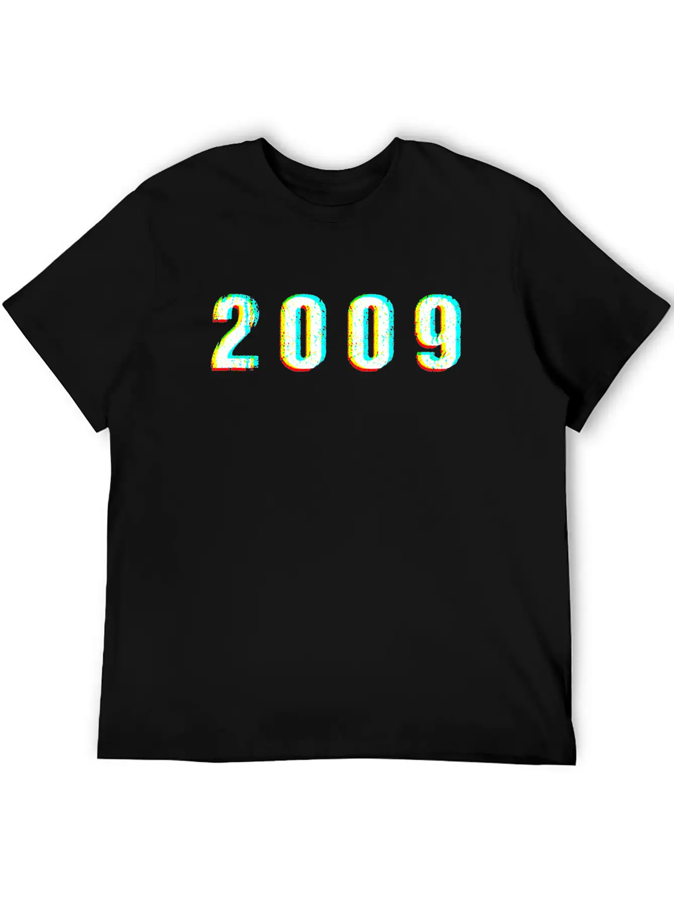 2009 Glitch Vintage Birthday Present Comfortable Minimalist Graphic Tee – Summer Style Essential