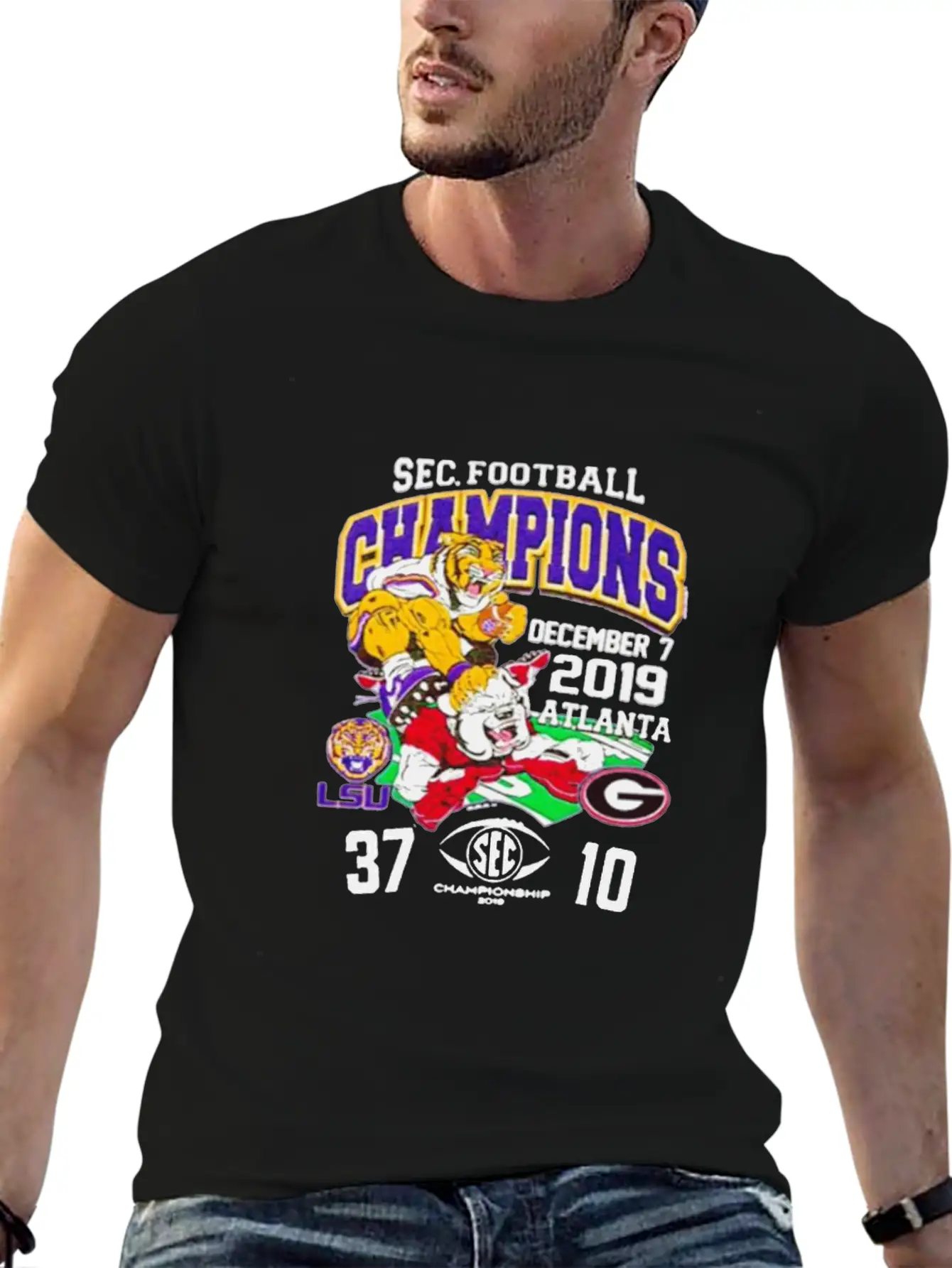 2019 Sec Football Champions Score Shirt Essential Unisex Summer Tee – Soft Cotton Casual Fit