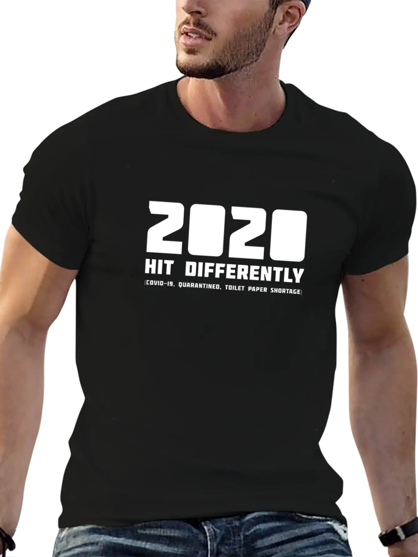 2020 Hits Differently (COVID-19, Toilet Paper) Relaxed Everyday Tee – Lightweight And Durable Cotton
