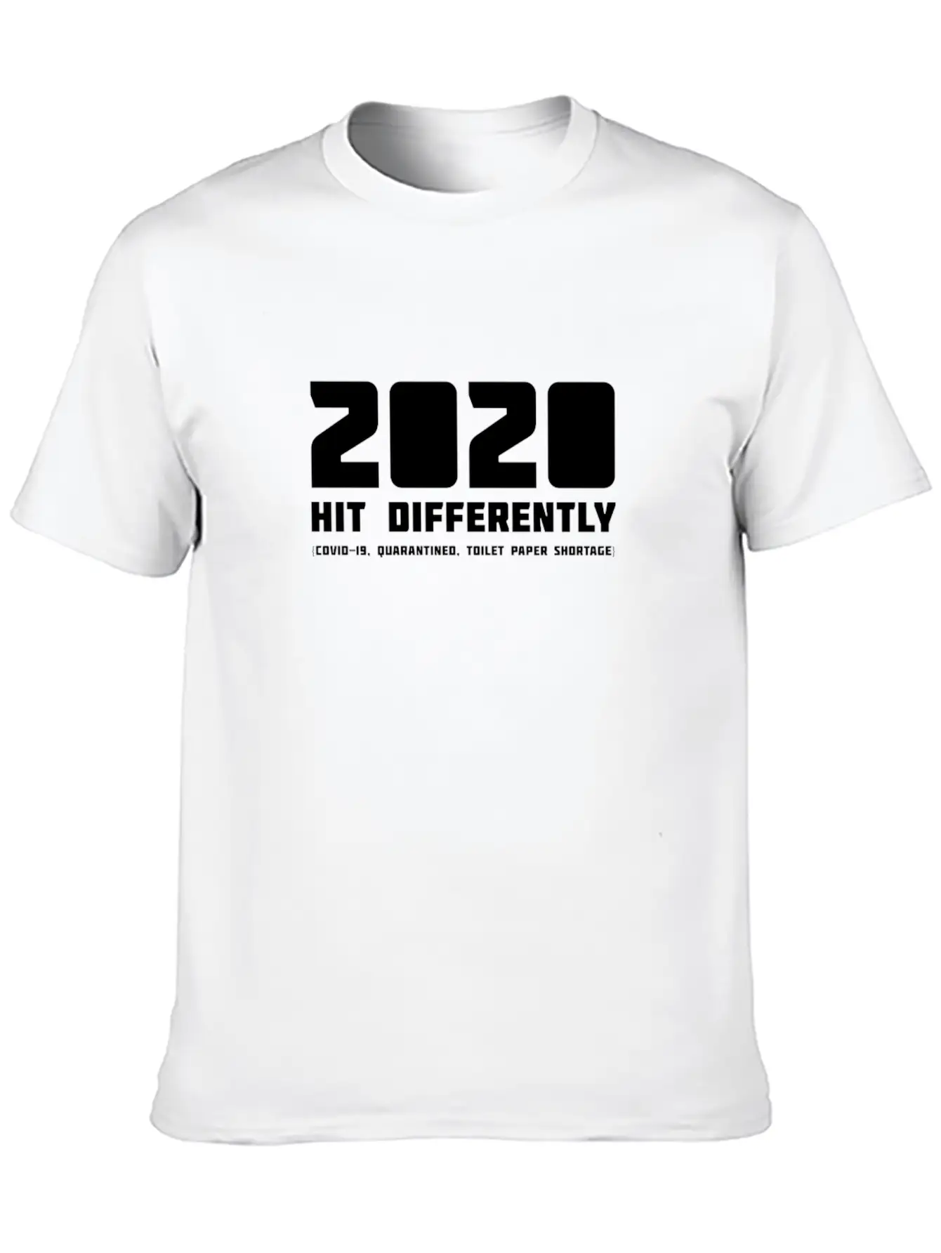 2020 Hits Differently (COVID-19, Toilet Paper) Relaxed Everyday Tee – Lightweight And Durable Cotton