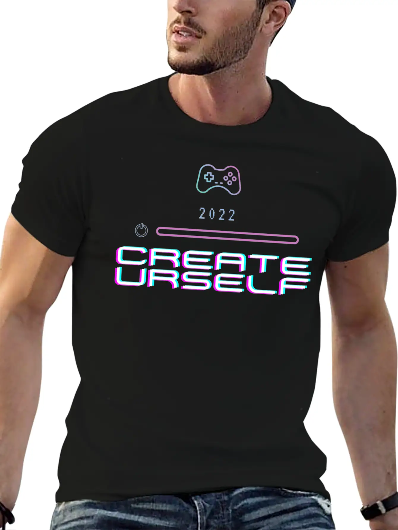 2022 Create Urself Unisex Casual T-Shirt – Clean Design For Daily Comfort