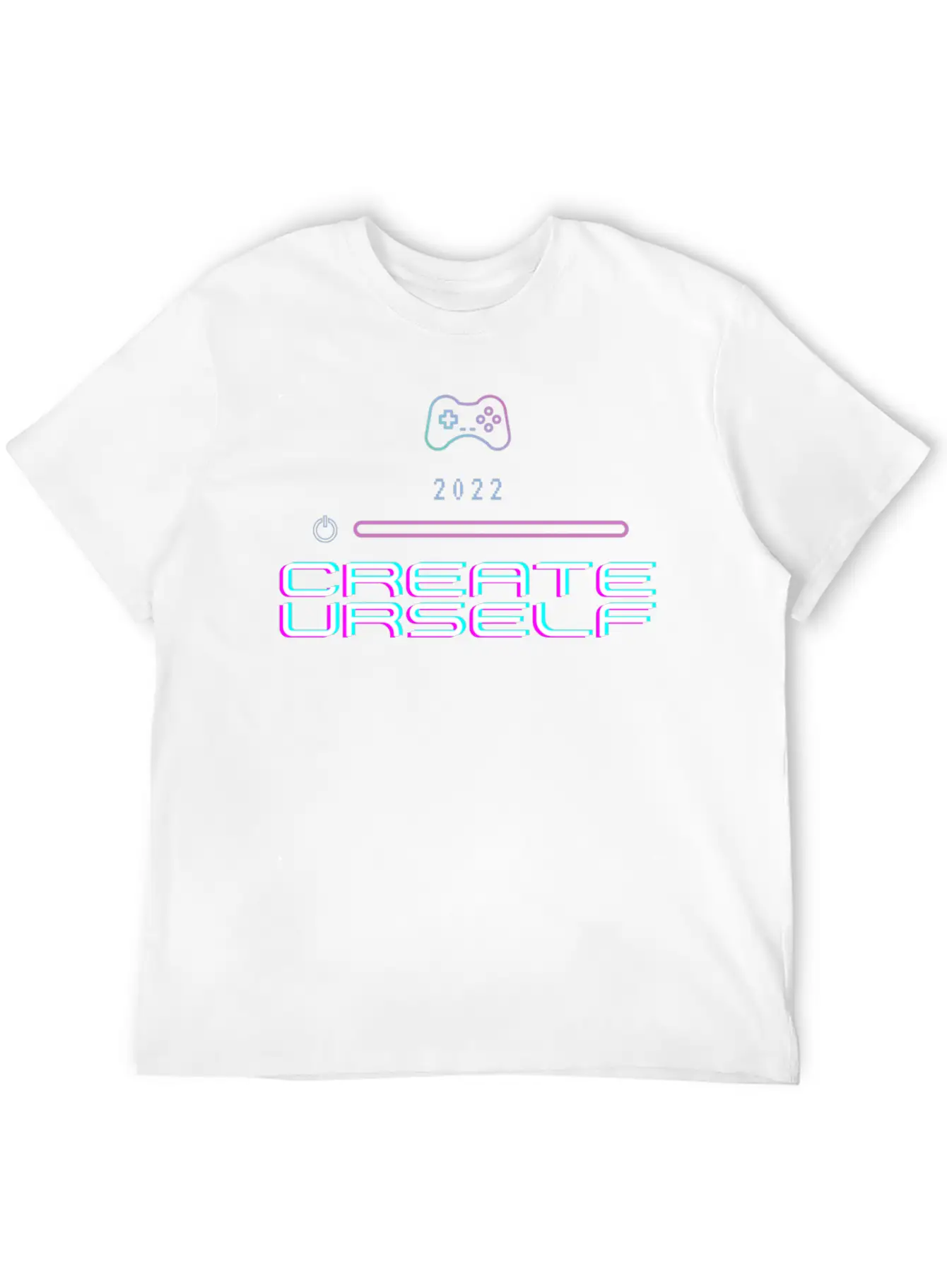 2022 Create Urself Unisex Casual T-Shirt – Clean Design For Daily Comfort