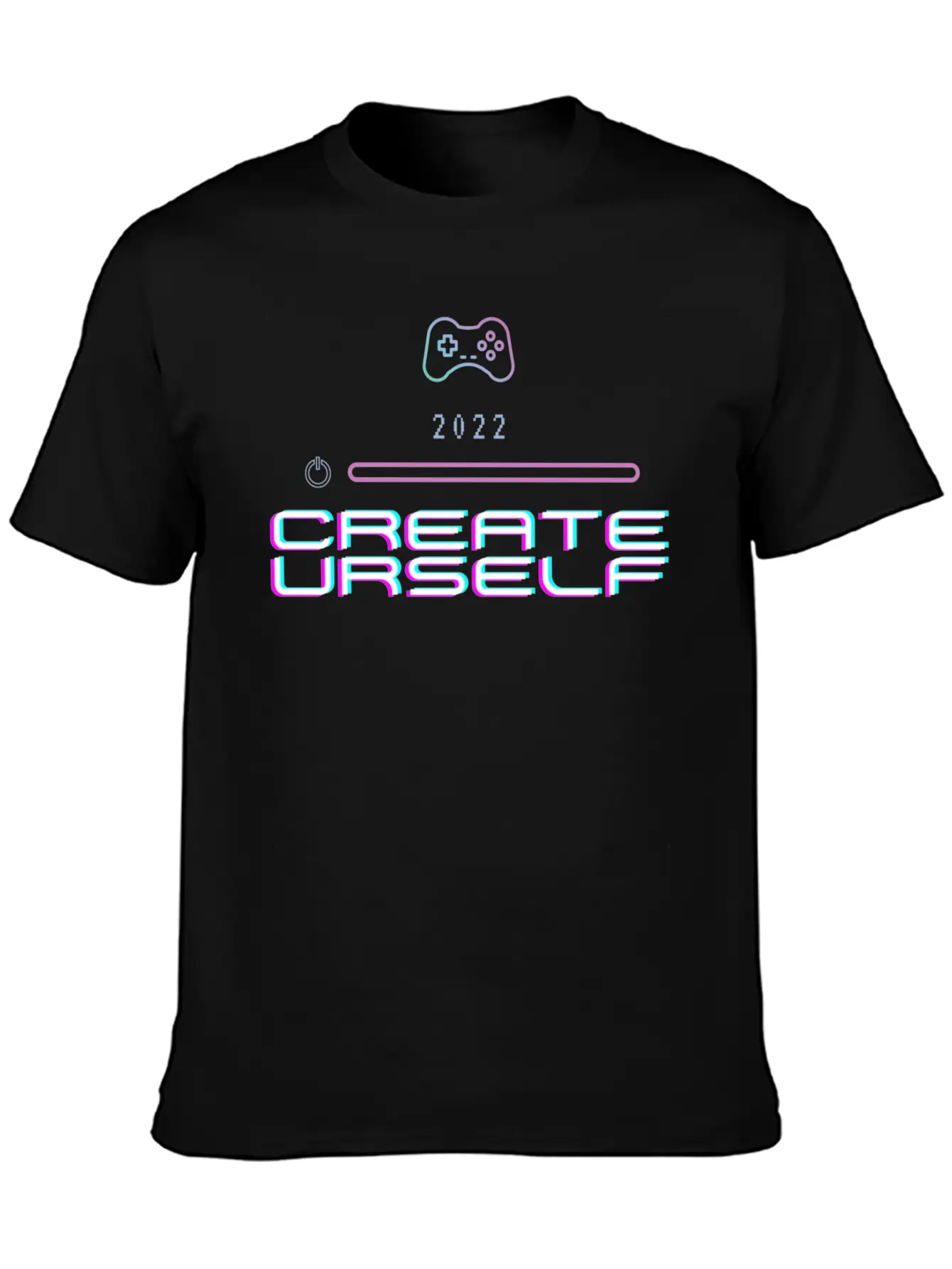 2022 Create Urself Unisex Casual T-Shirt – Clean Design For Daily Comfort