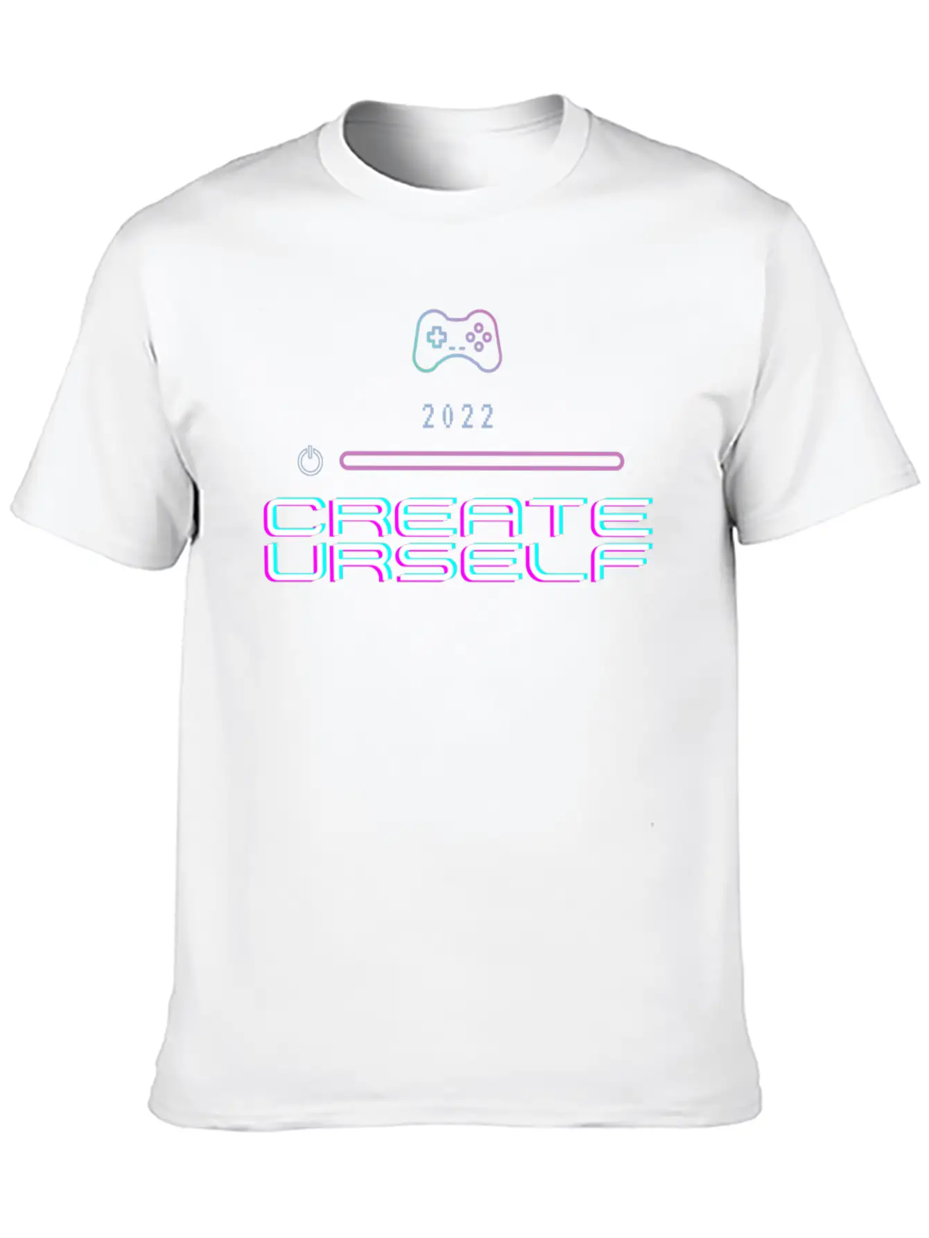 2022 Create Urself Unisex Casual T-Shirt – Clean Design For Daily Comfort