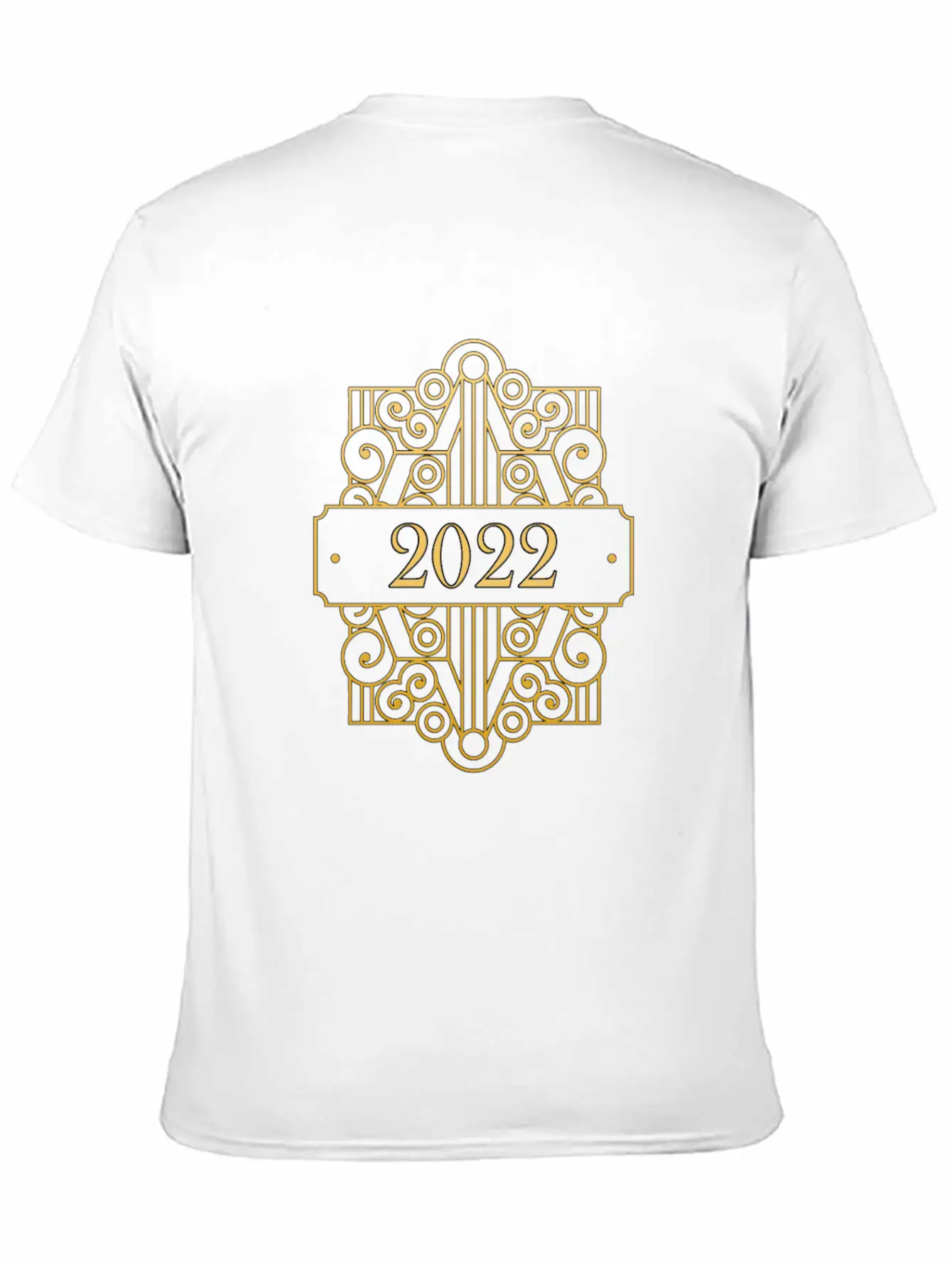 2022 New Years Eve Art Deco Relaxed Everyday Tee – Lightweight And Durable Cotton