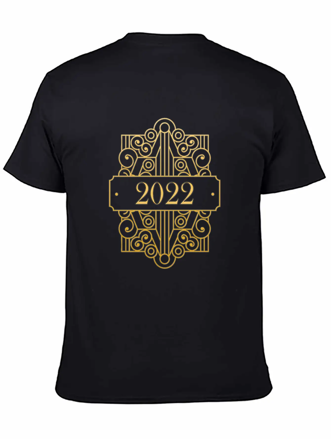 2022 New Years Eve Art Deco Relaxed Everyday Tee – Lightweight And Durable Cotton