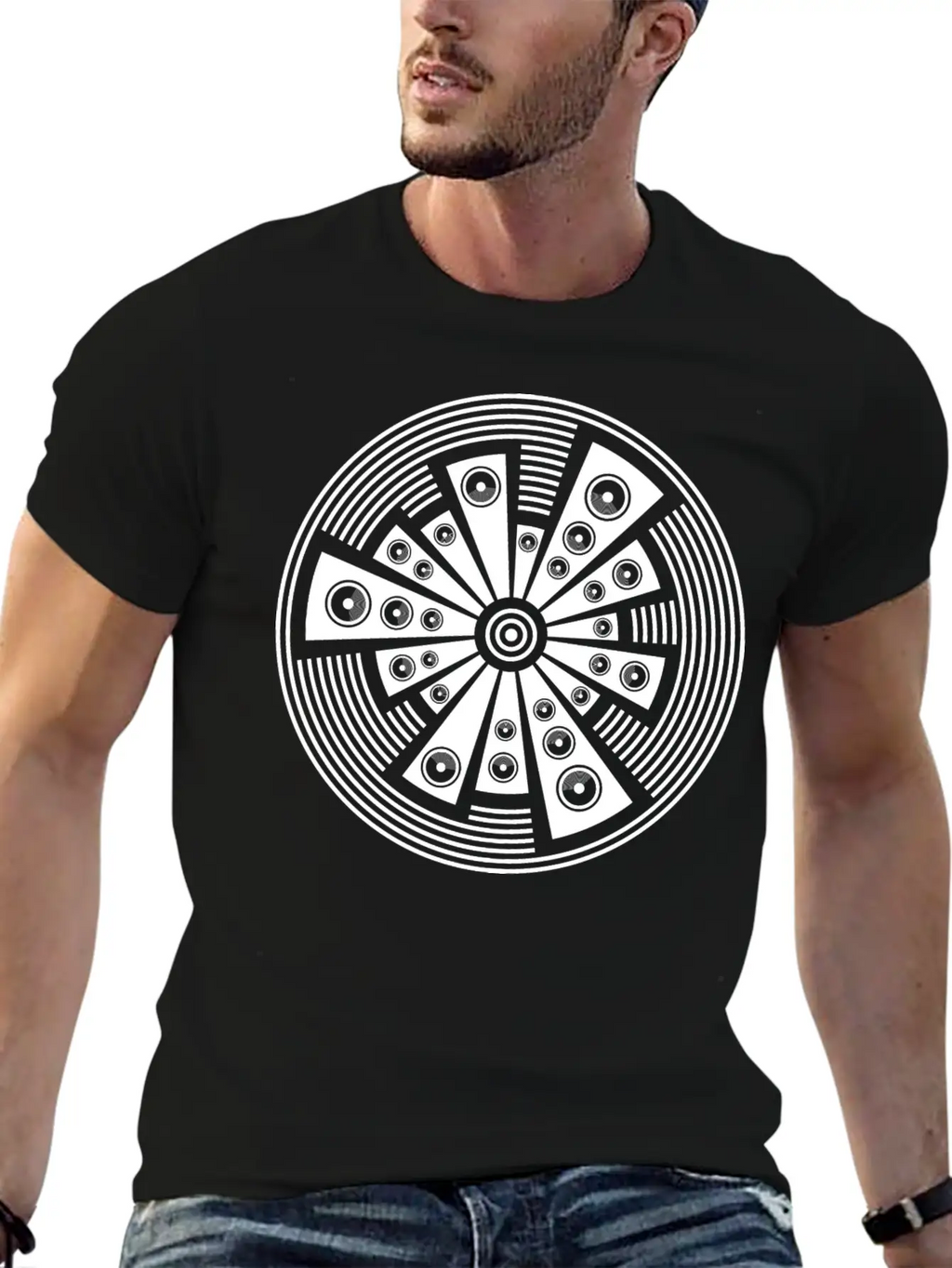 23SP014 - Speaker Round Tekno 23 Relaxed Everyday Tee – Lightweight And Durable Cotton