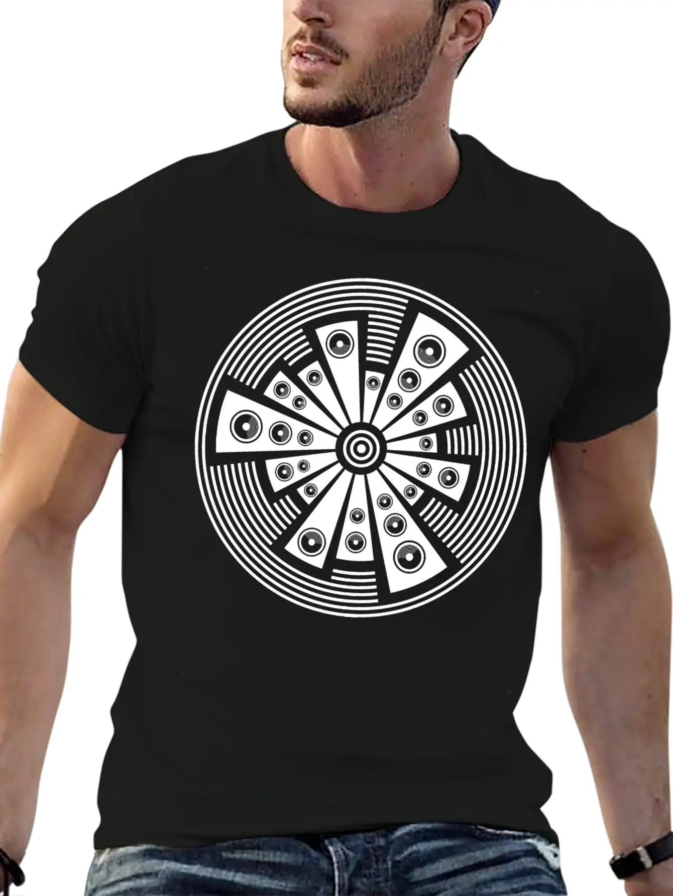 23SP014 - Speaker Round Tekno 23 Relaxed Everyday Tee – Lightweight And Durable Cotton