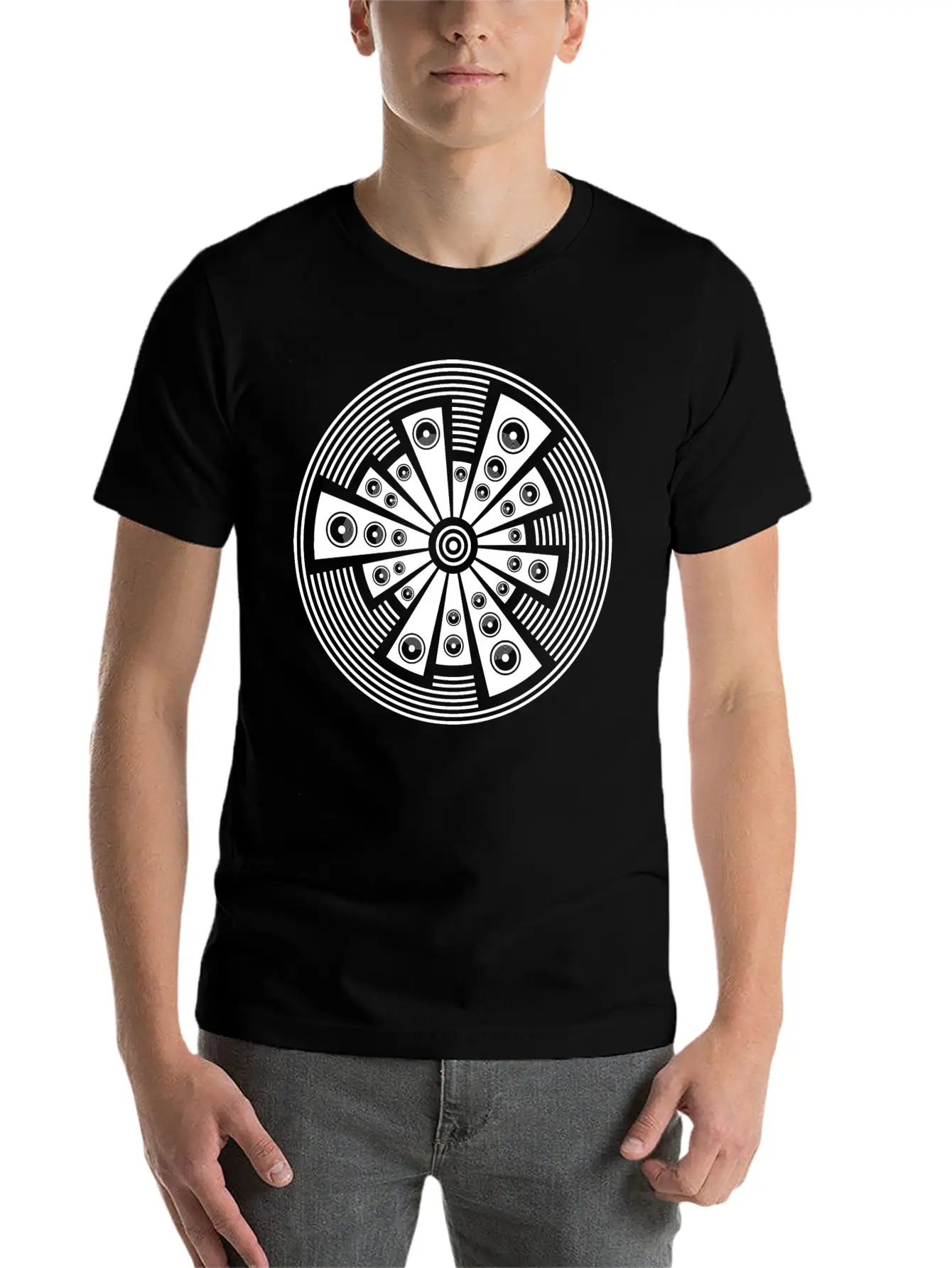 23SP014 - Speaker Round Tekno 23 Relaxed Everyday Tee – Lightweight And Durable Cotton