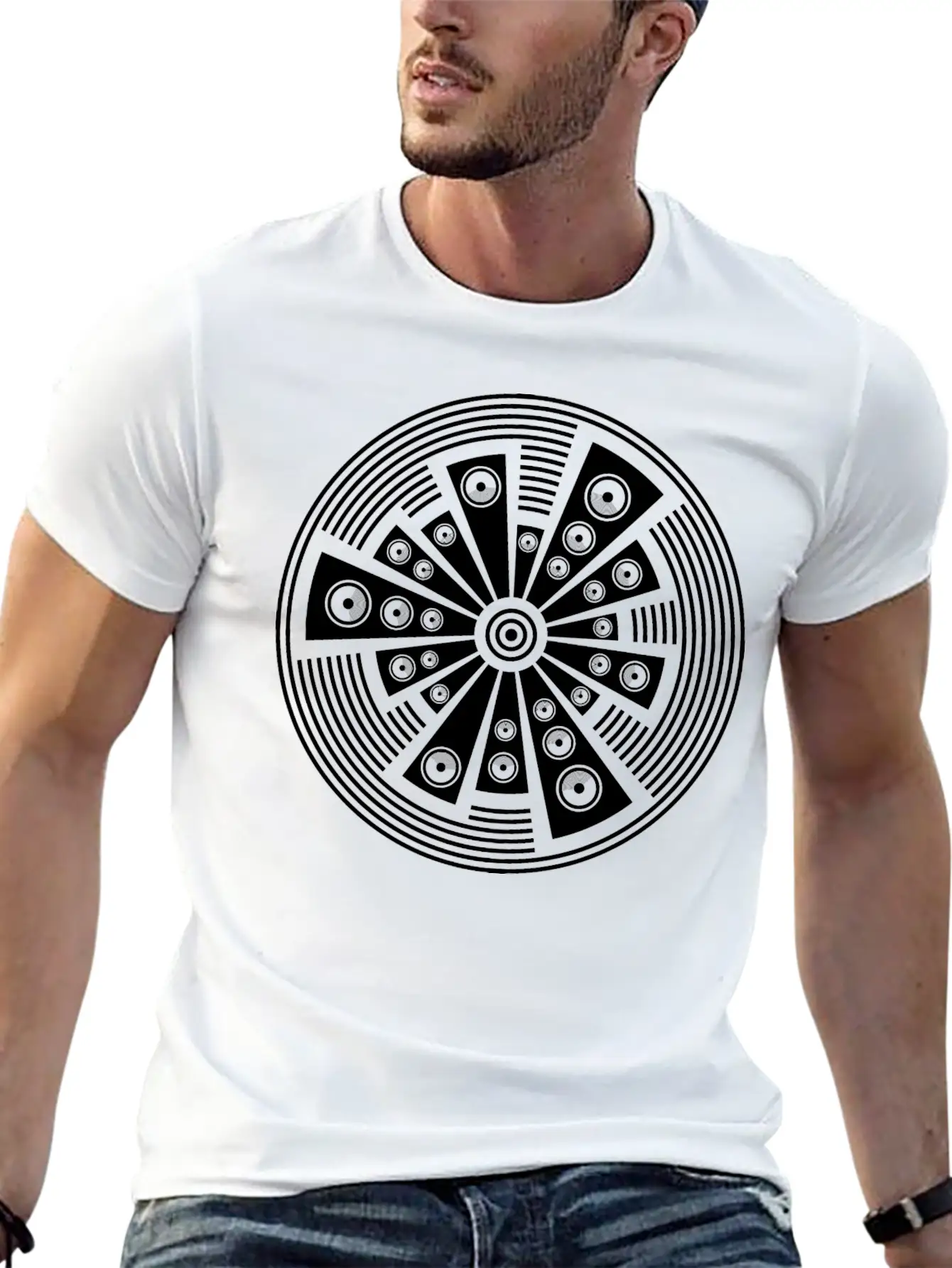 23SP014 - Speaker Round Tekno 23 Relaxed Everyday Tee – Lightweight And Durable Cotton
