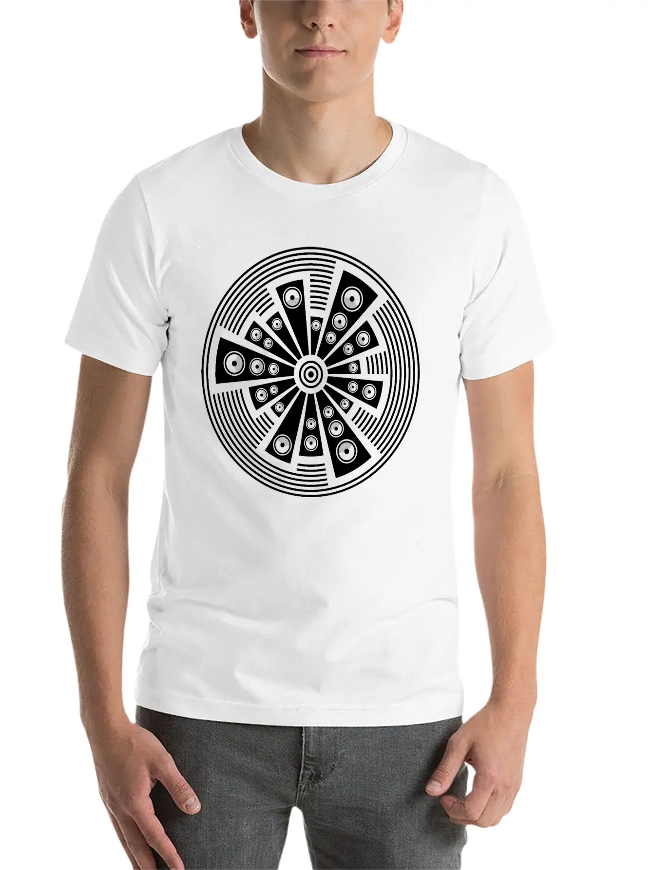 23SP014 - Speaker Round Tekno 23 Relaxed Everyday Tee – Lightweight And Durable Cotton