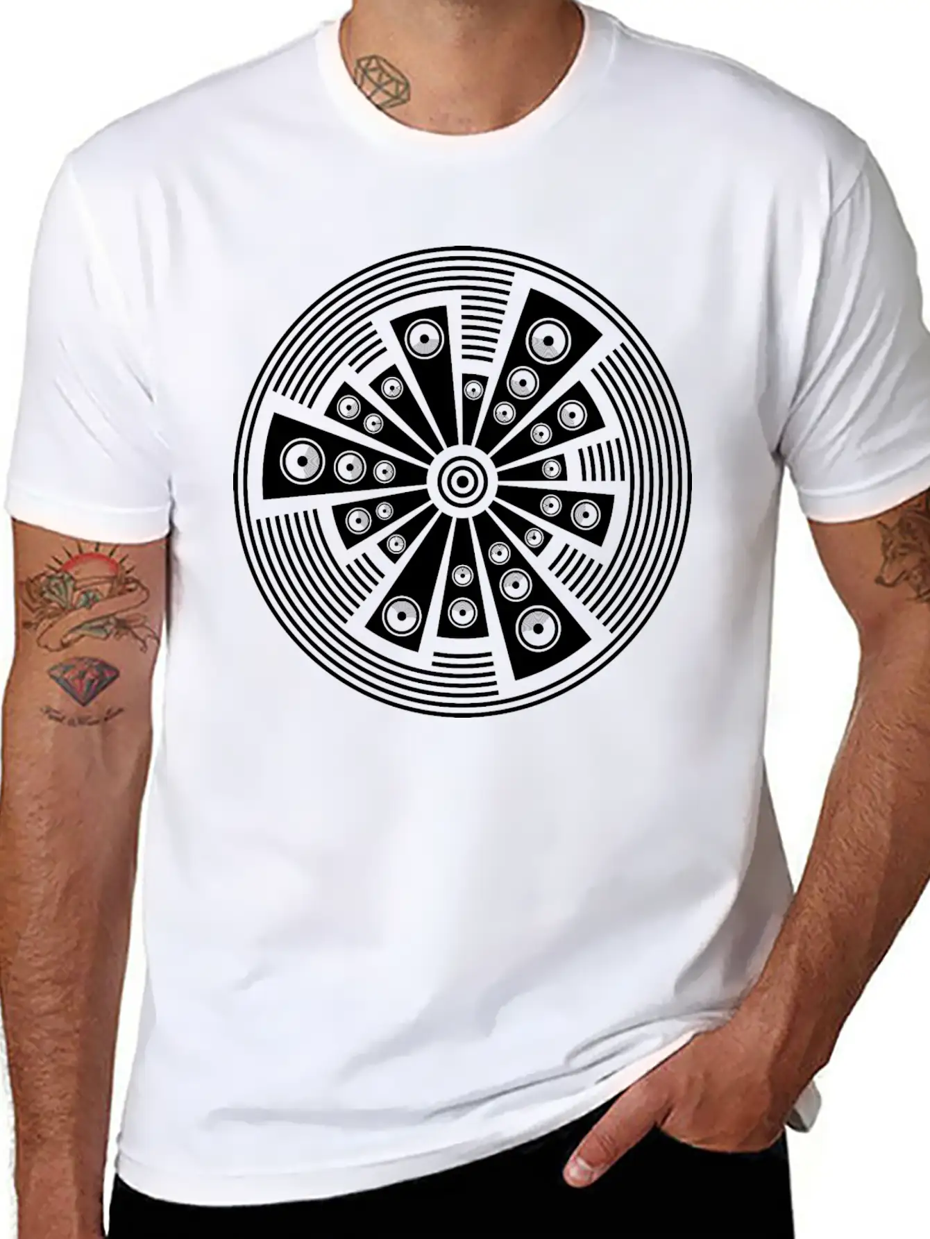 23SP014 - Speaker Round Tekno 23 Relaxed Everyday Tee – Lightweight And Durable Cotton