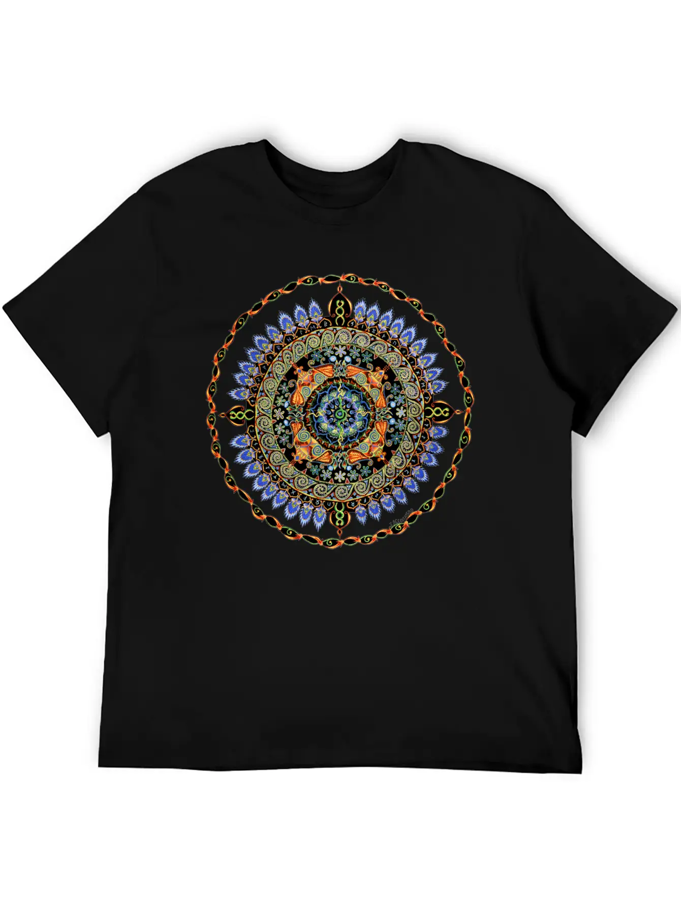 28 Red Dogs Mandala Essential Unisex Summer Tee – Soft Cotton Casual Fit