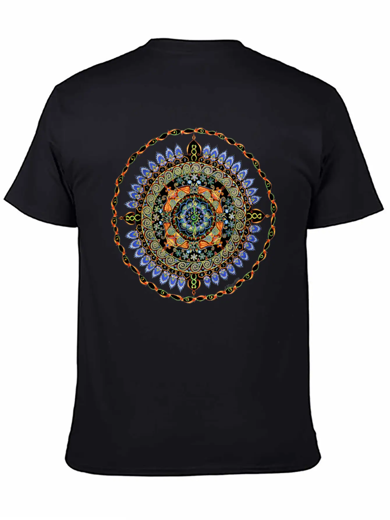 28 Red Dogs Mandala Essential Unisex Summer Tee – Soft Cotton Casual Fit