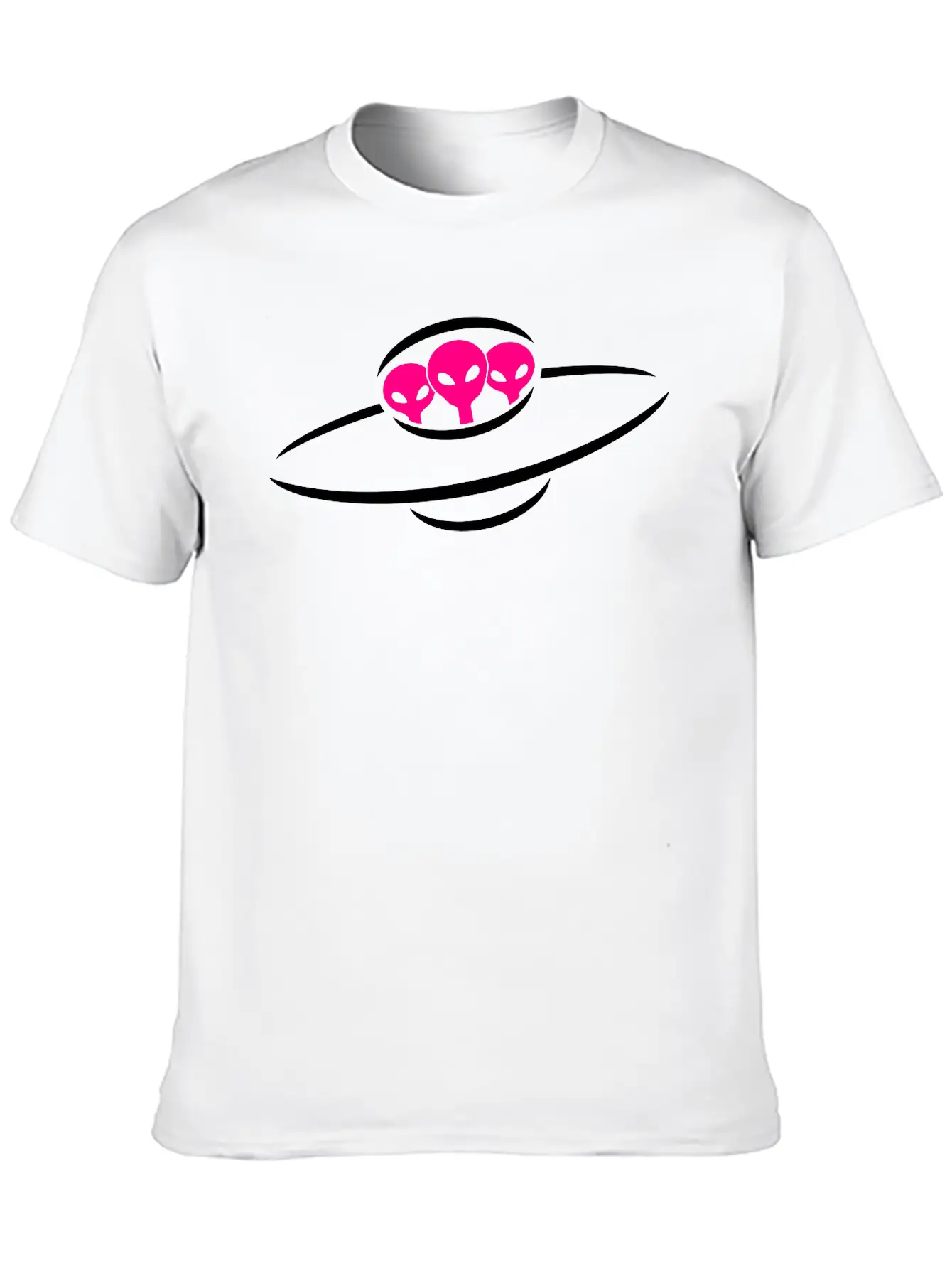 3 Alien UFO Space Ship Relaxed Everyday Tee – Lightweight And Durable Cotton