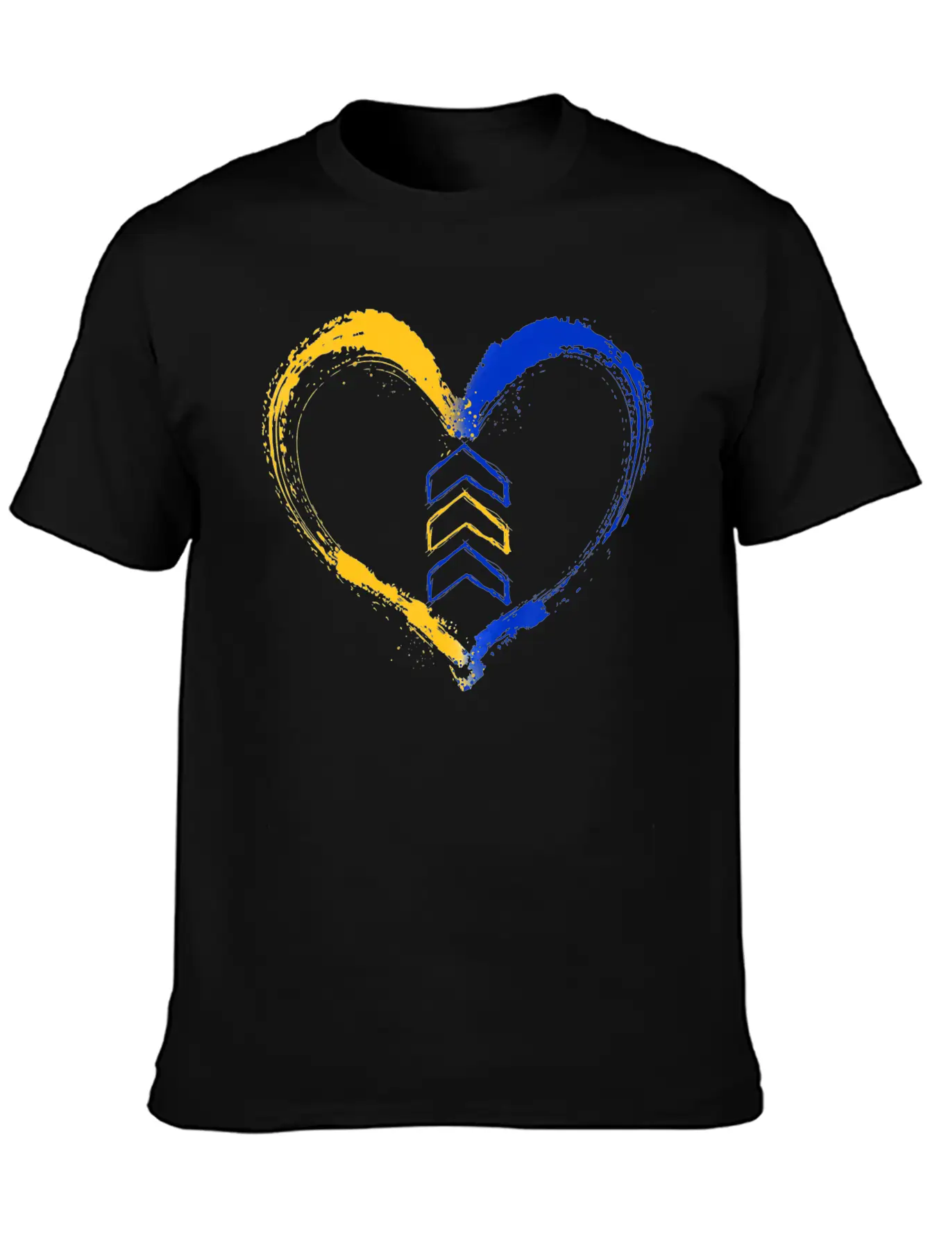 3 Arrow In Heart Trisomy T21 Down Syndrome Shirt Unisex Short Sleeve Soft Cotton T-Shirt – Casual Everyday Wear