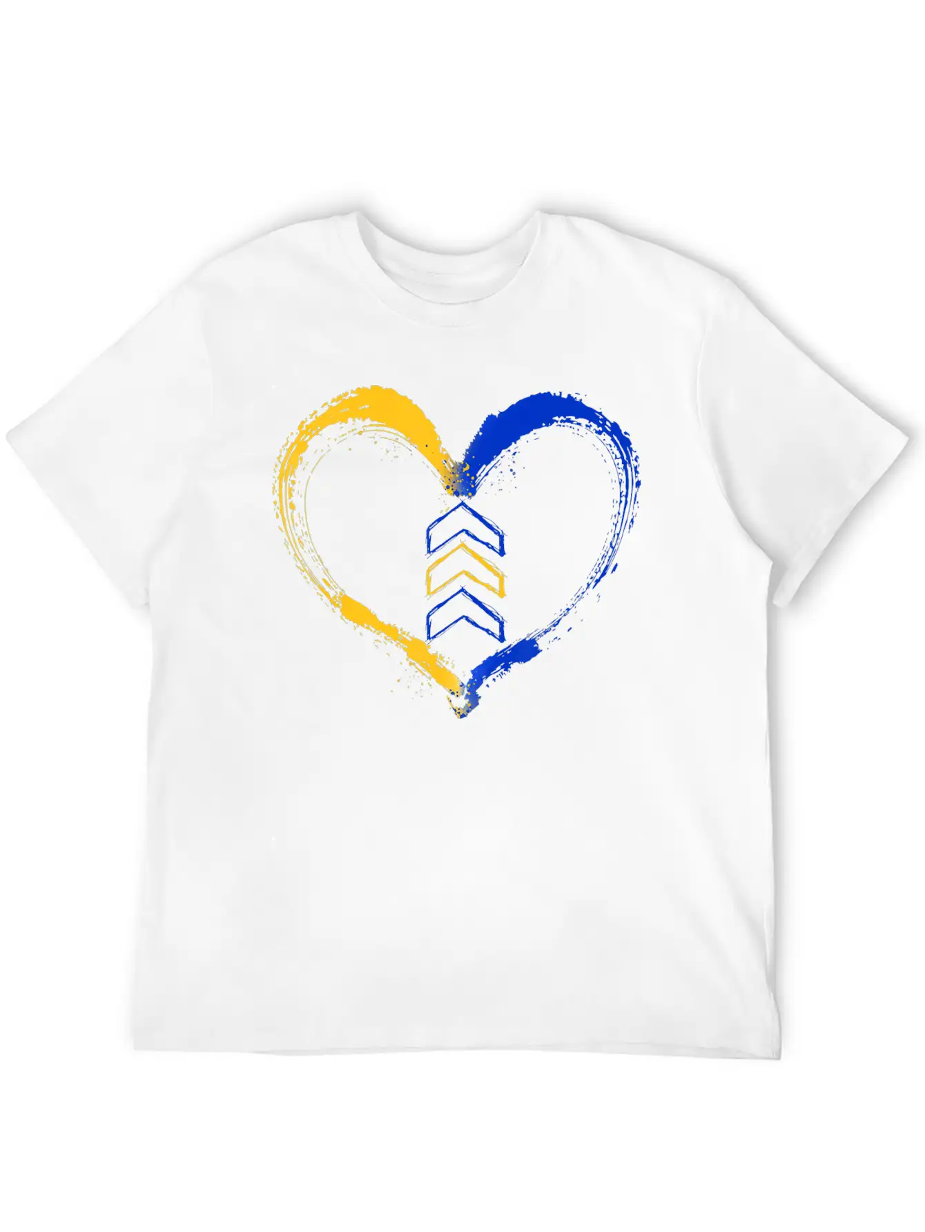 3 Arrow In Heart Trisomy T21 Down Syndrome Shirt Unisex Short Sleeve Soft Cotton T-Shirt – Casual Everyday Wear