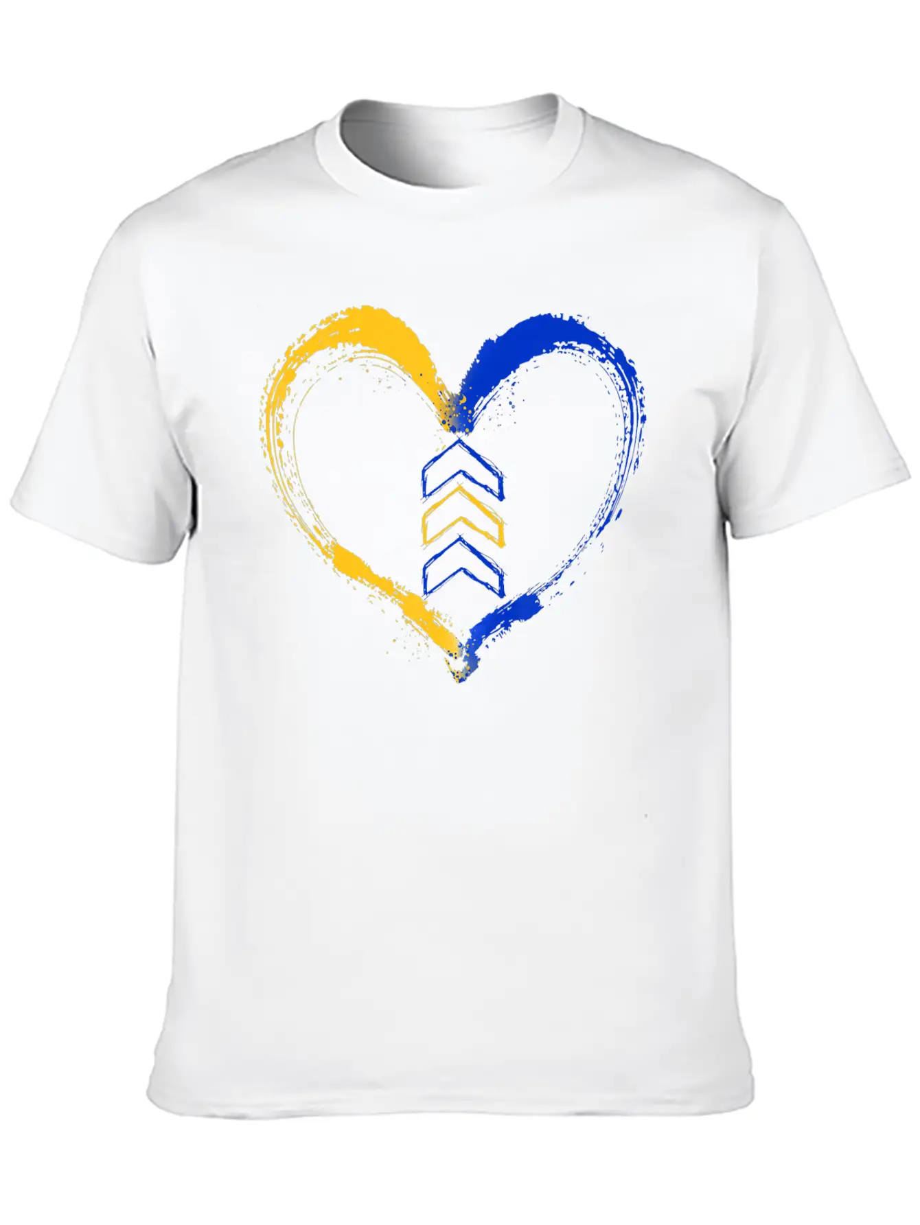 3 Arrow In Heart Trisomy T21 Down Syndrome Shirt Unisex Short Sleeve Soft Cotton T-Shirt – Casual Everyday Wear