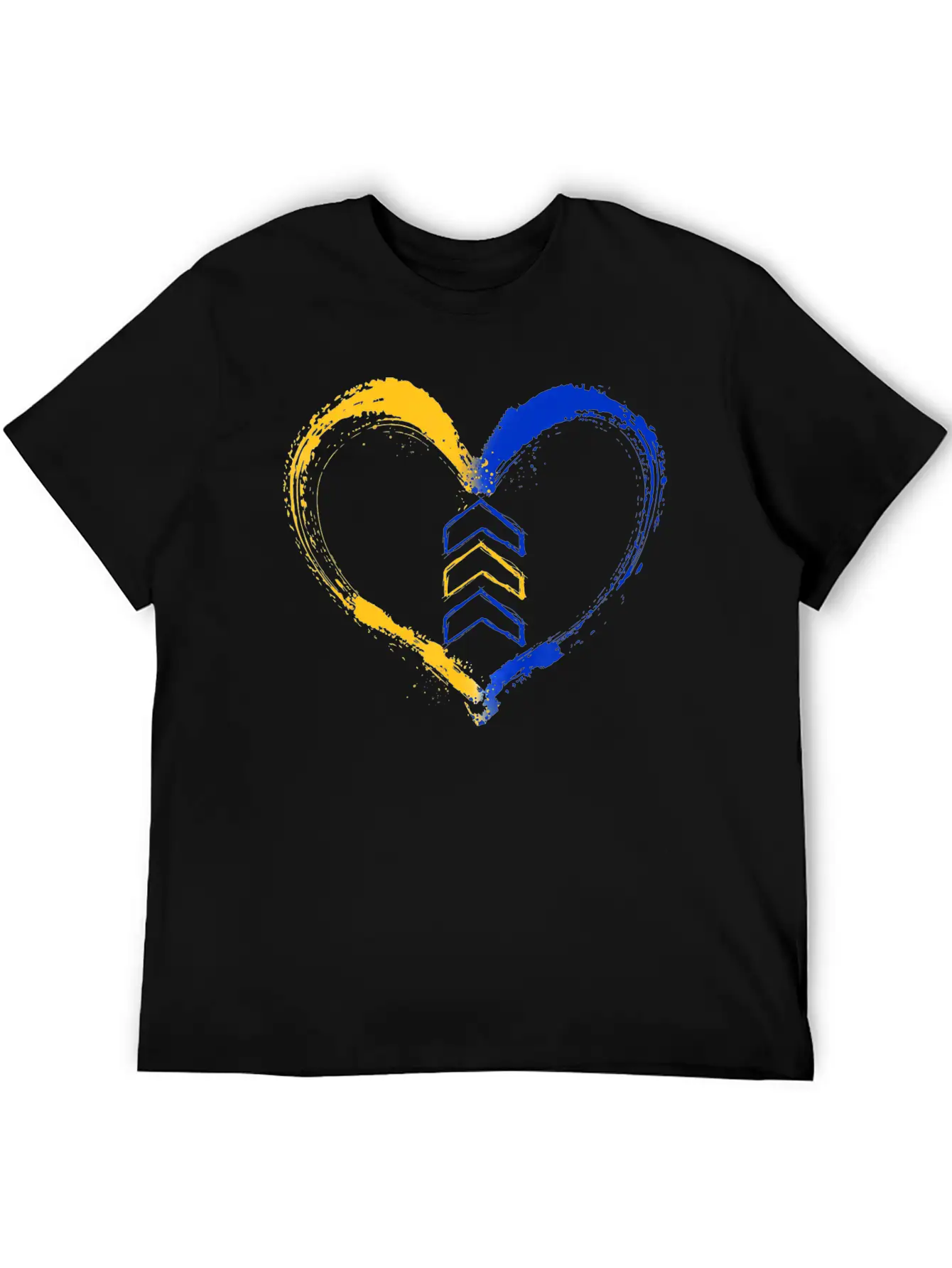 3 Arrow In Heart Trisomy T21 Down Syndrome Shirt Unisex Short Sleeve Soft Cotton T-Shirt – Casual Everyday Wear