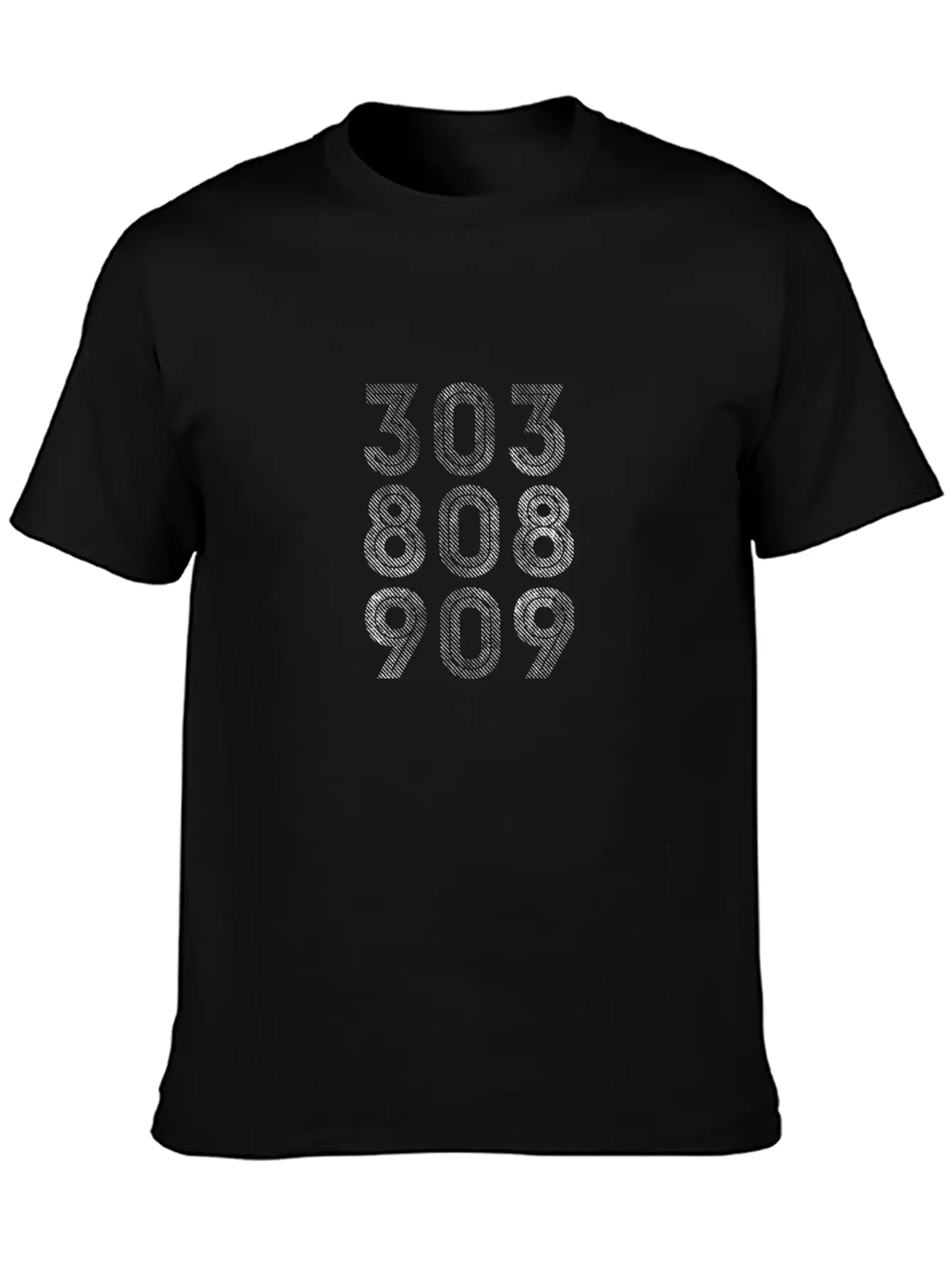 303, 808, 909 Synth Drum Machine Unisex Short Sleeve Soft Cotton T-Shirt – Casual Everyday Wear