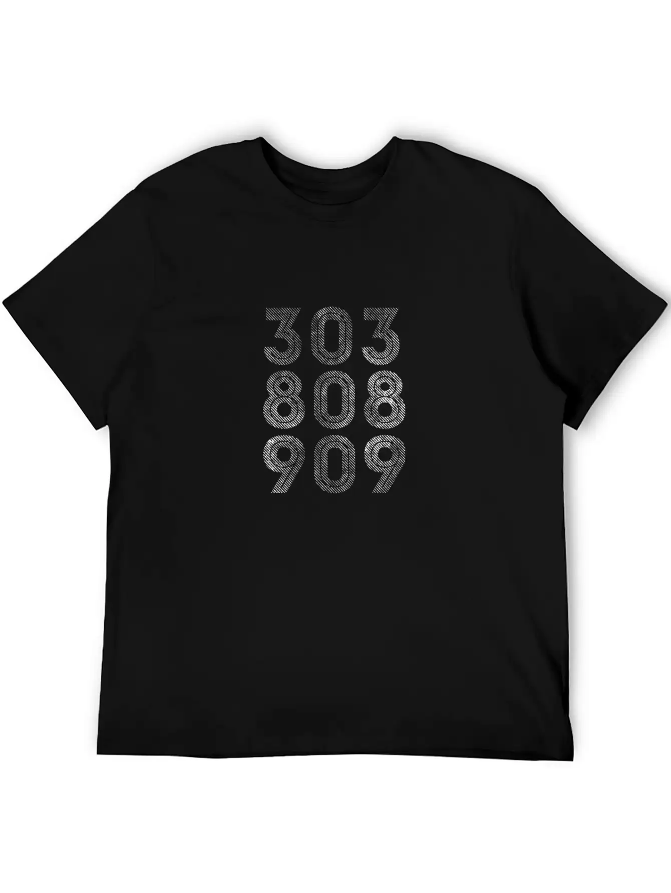 303, 808, 909 Synth Drum Machine Unisex Short Sleeve Soft Cotton T-Shirt – Casual Everyday Wear