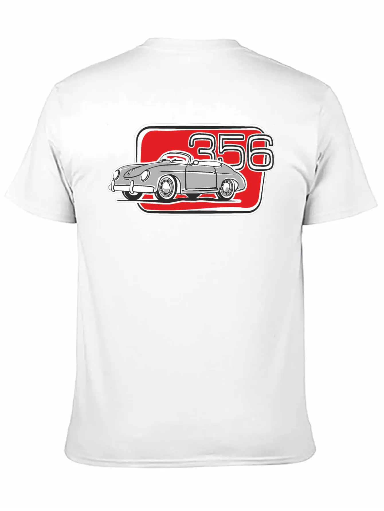 356 Speedster Cabrio Silver Relaxed Everyday Tee – Lightweight And Durable Cotton