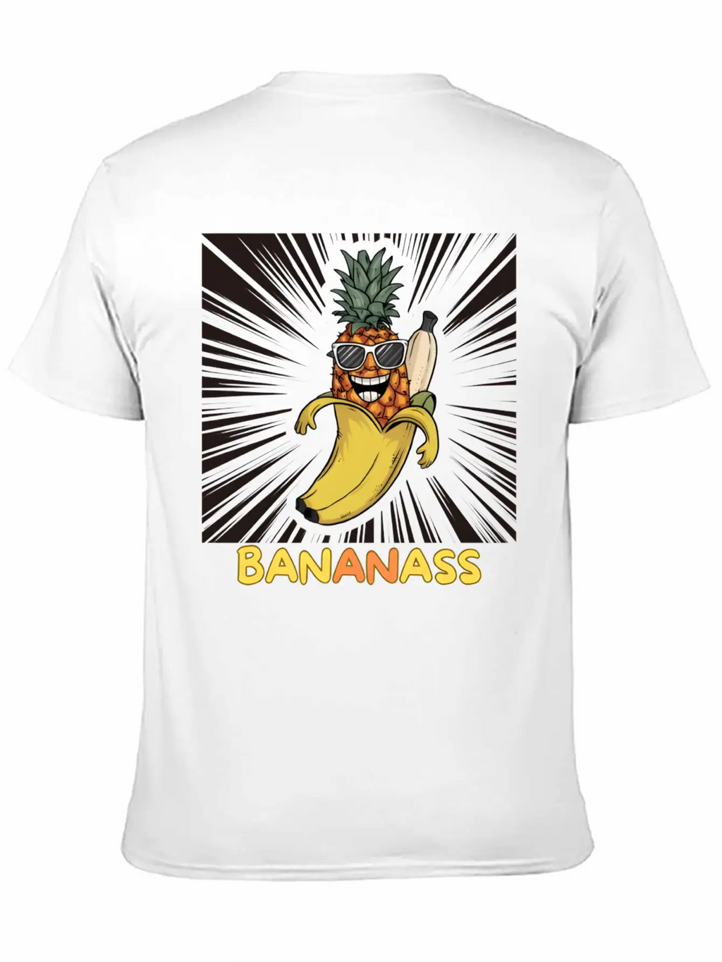 "Bananass"!! The Ultimate Fruit Mashup Comfortable Minimalist Graphic Tee – Summer Style Essential
