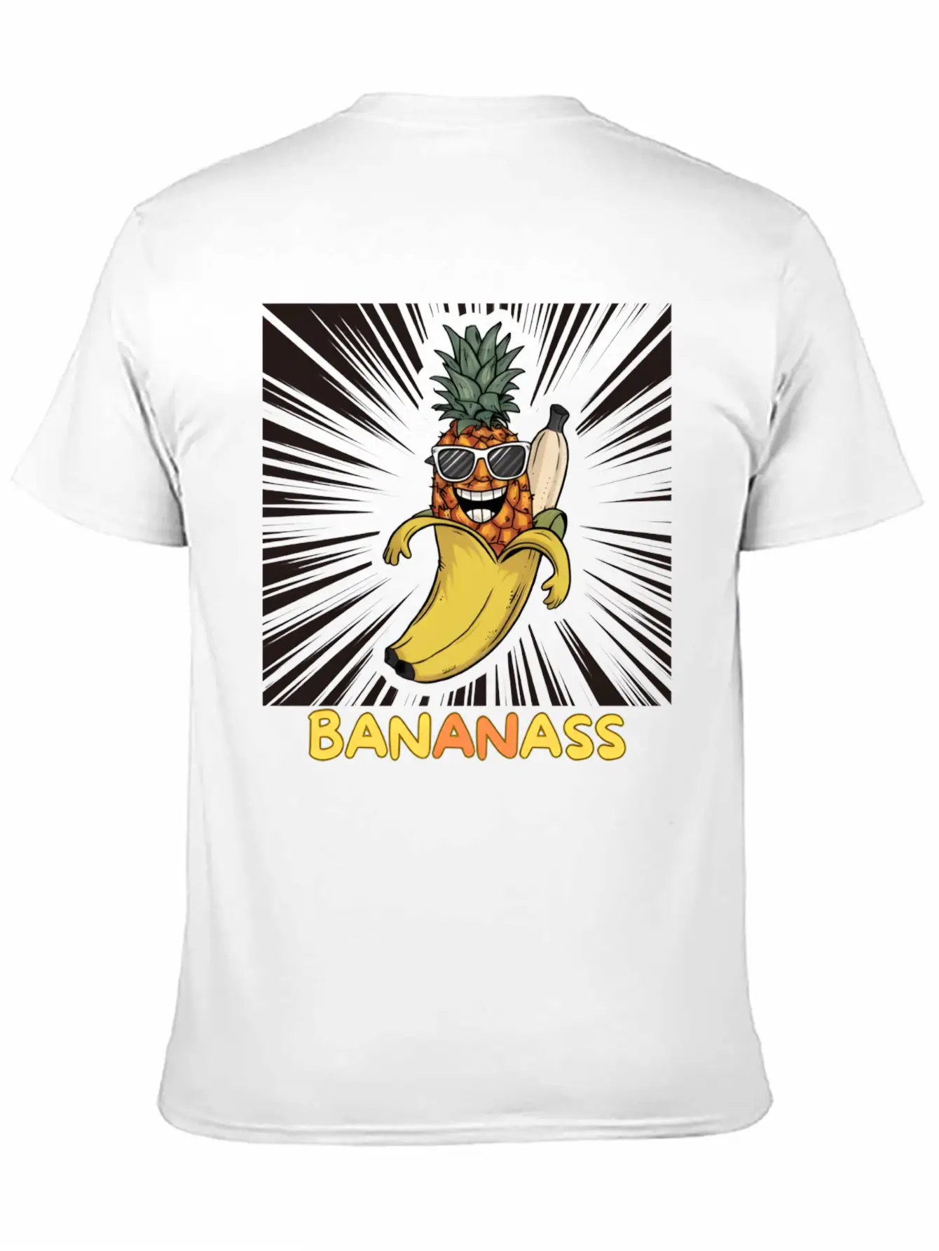 "Bananass"!! The Ultimate Fruit Mashup Comfortable Minimalist Graphic Tee – Summer Style Essential