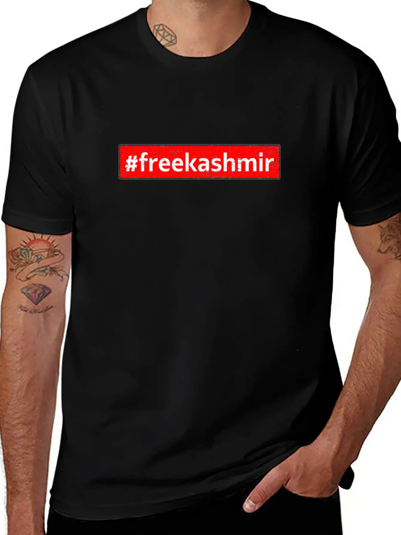#freekashmir Stand With This Nobel Cause To Stop Stylish Everyday T-Shirt – Unisex Basic Cotton Tee