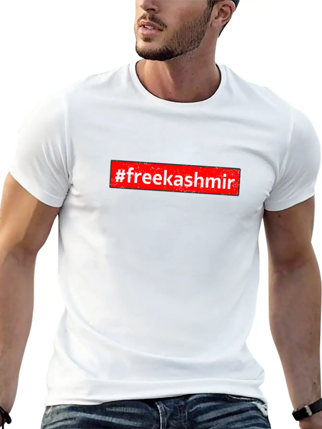 #freekashmir Stand With This Nobel Cause To Stop Stylish Everyday T-Shirt – Unisex Basic Cotton Tee