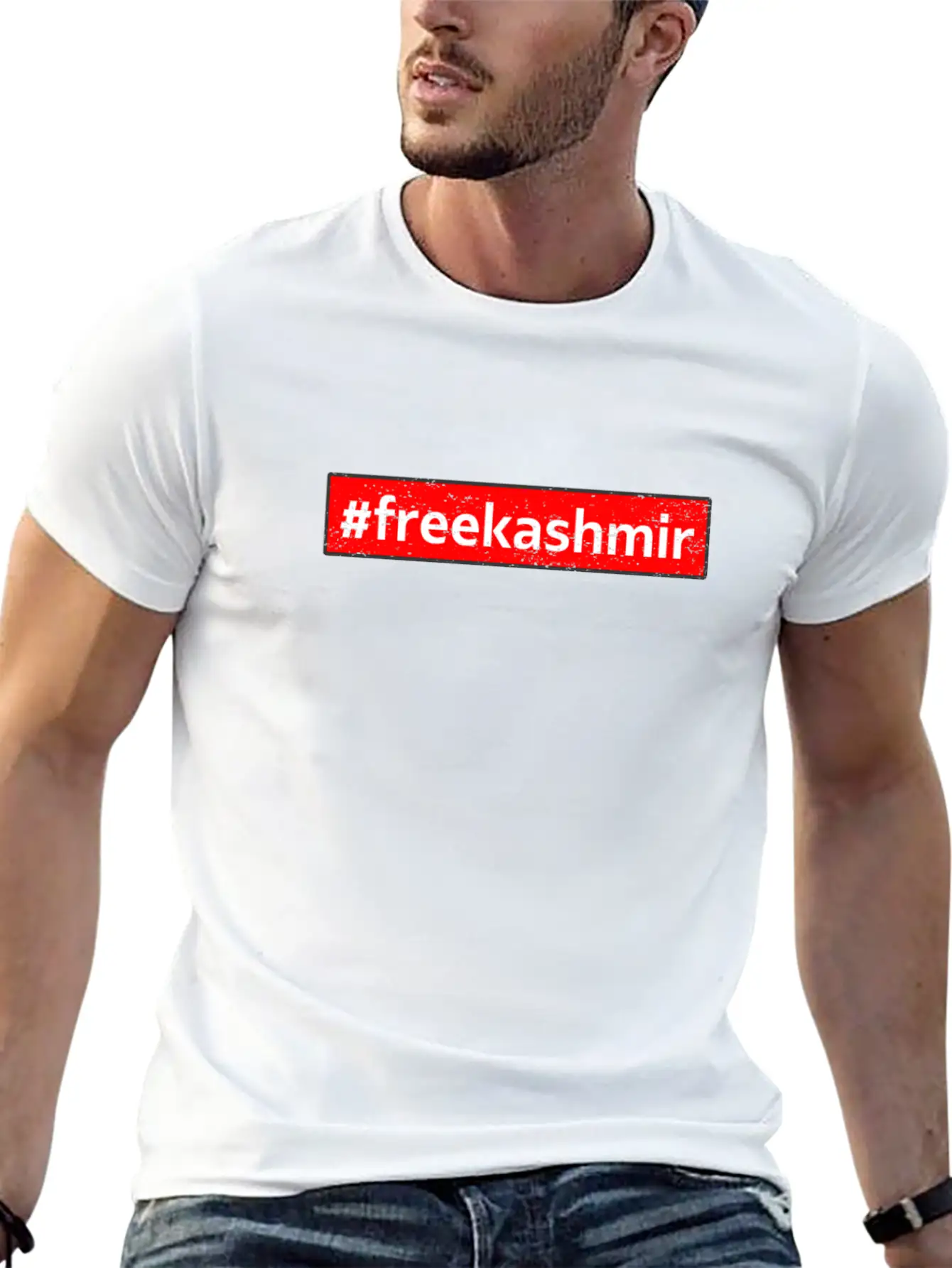 #freekashmir Stand With This Nobel Cause To Stop Stylish Everyday T-Shirt – Unisex Basic Cotton Tee